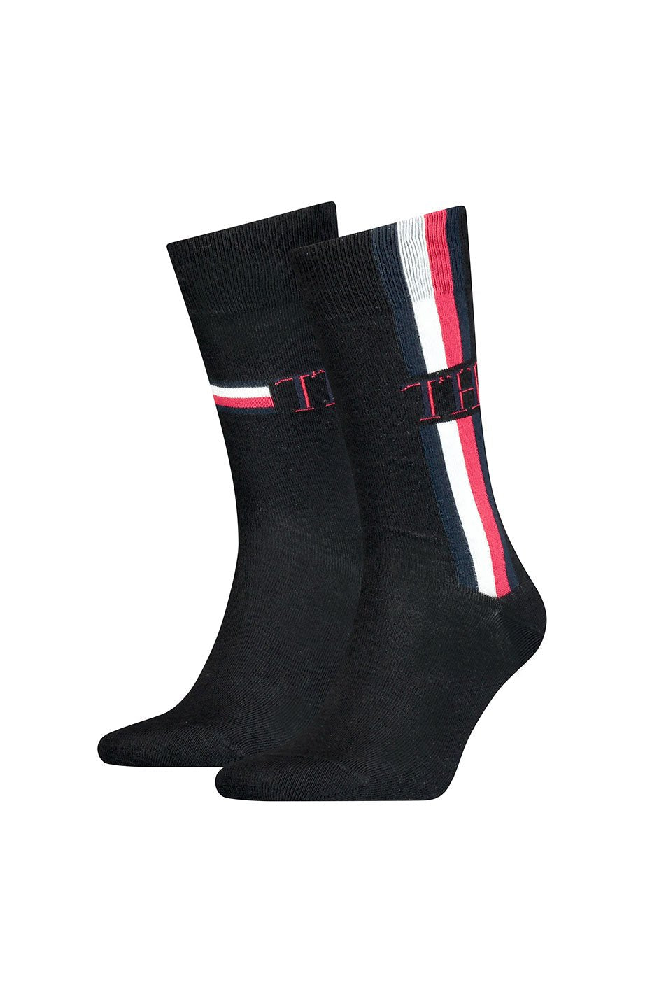 Tommy Hilfiger 2 Pack Men's Iconic Stripe Socks