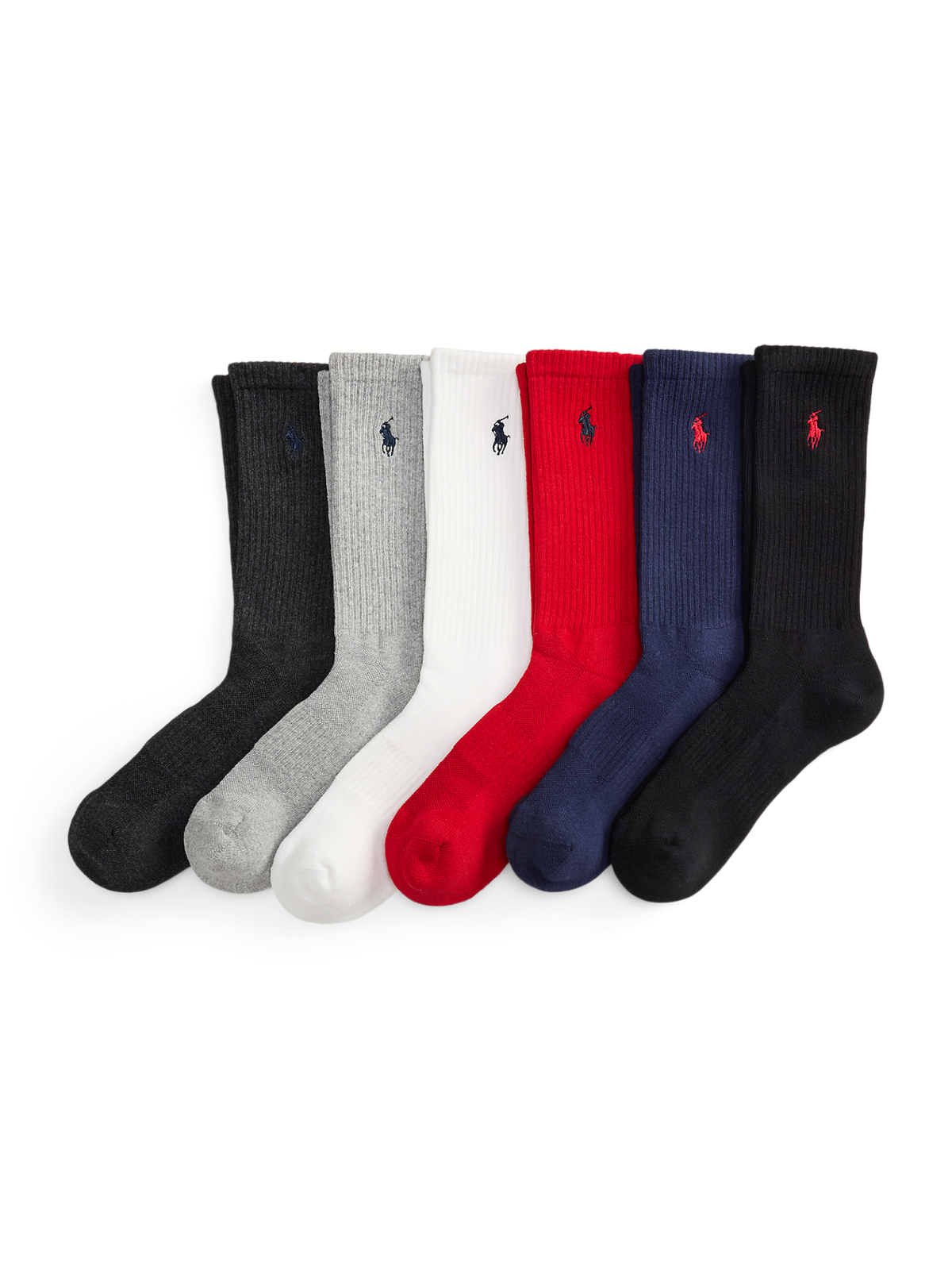 Polo Ralph Lauren Crew Sock 6 Pack