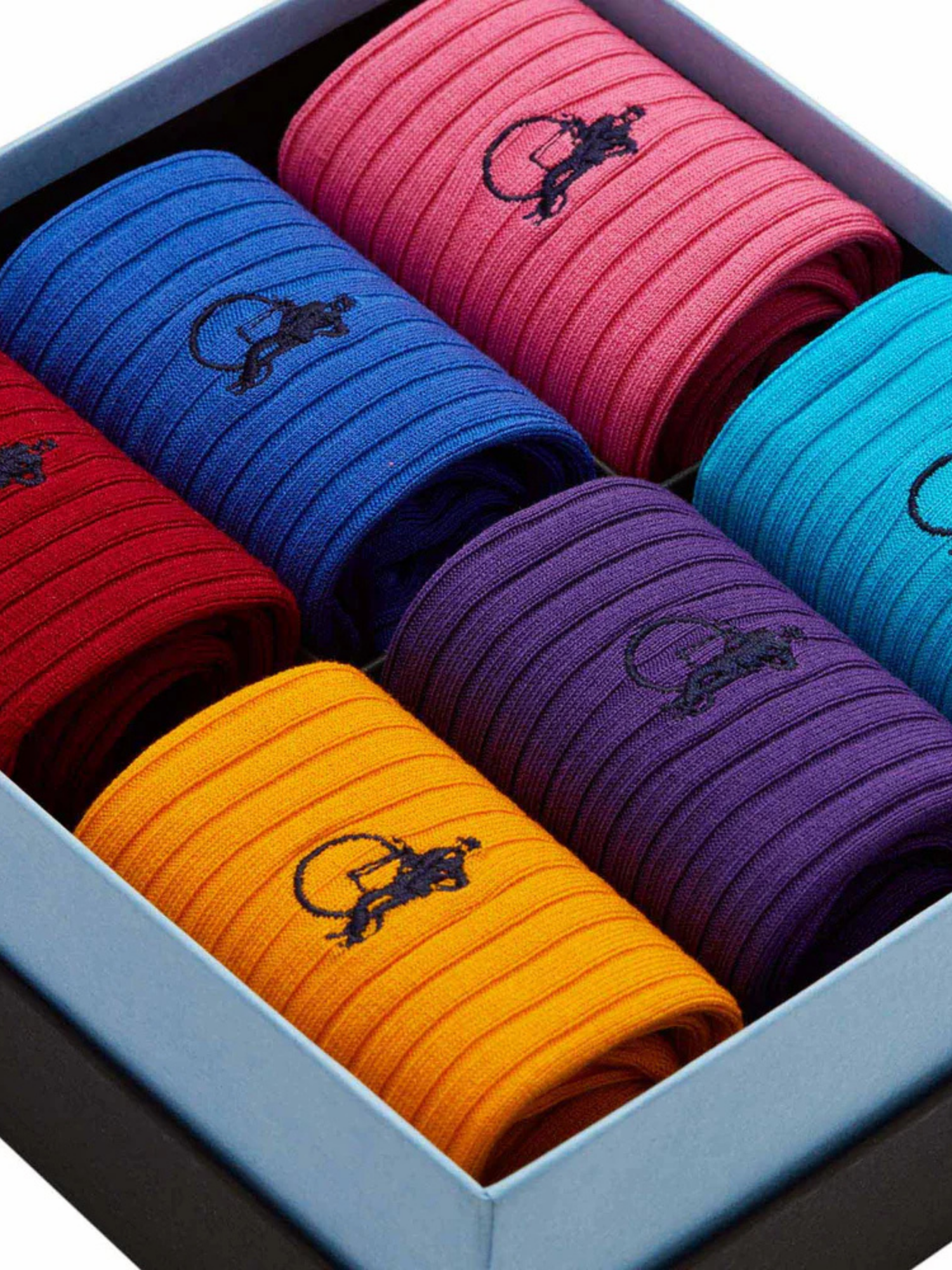 London Sock Co. Simply Colourful - 6 Pairs