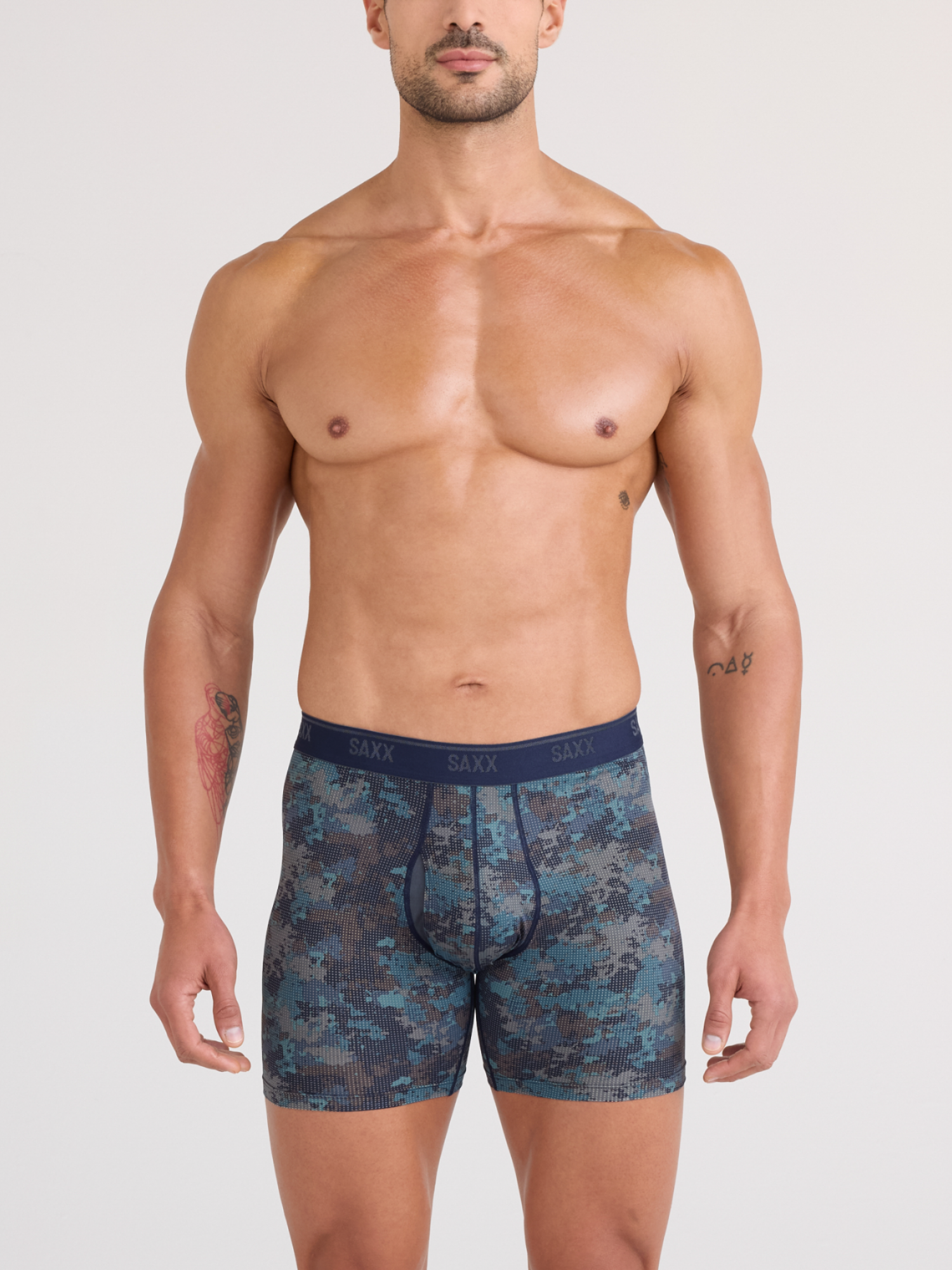 SAXX Quest Quick-Dry Mesh Boxer Brief Fly 2 Pack