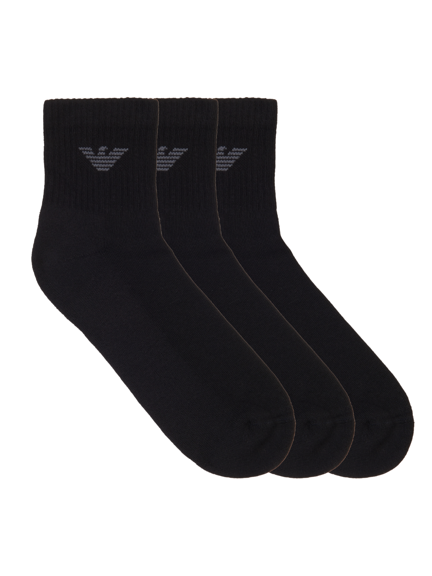 Emporio Armani Sporty Sponge 3-Pack Ankle Socks