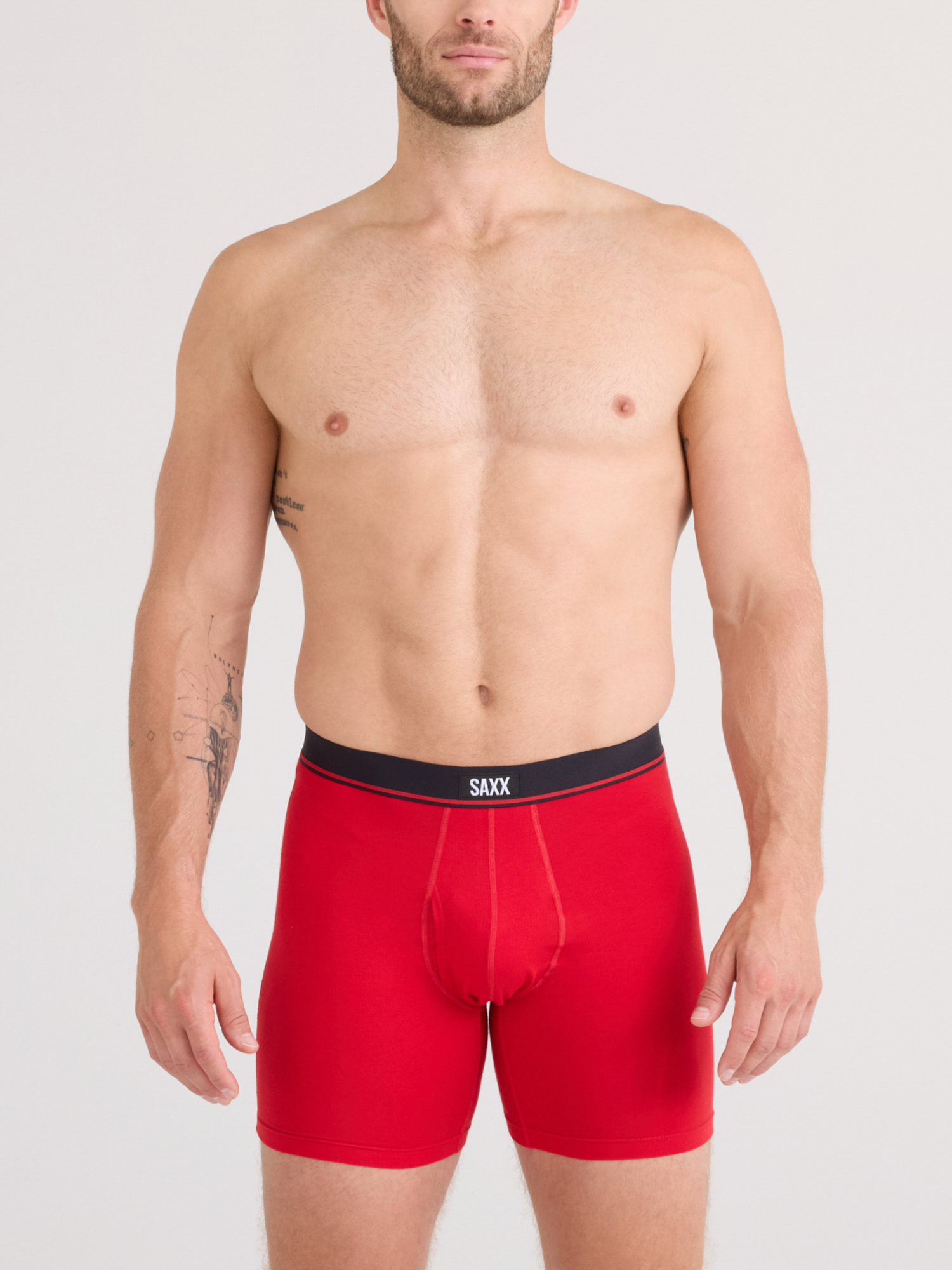 SAXX Essential Cotton Boxer Brief Fly 3Pk