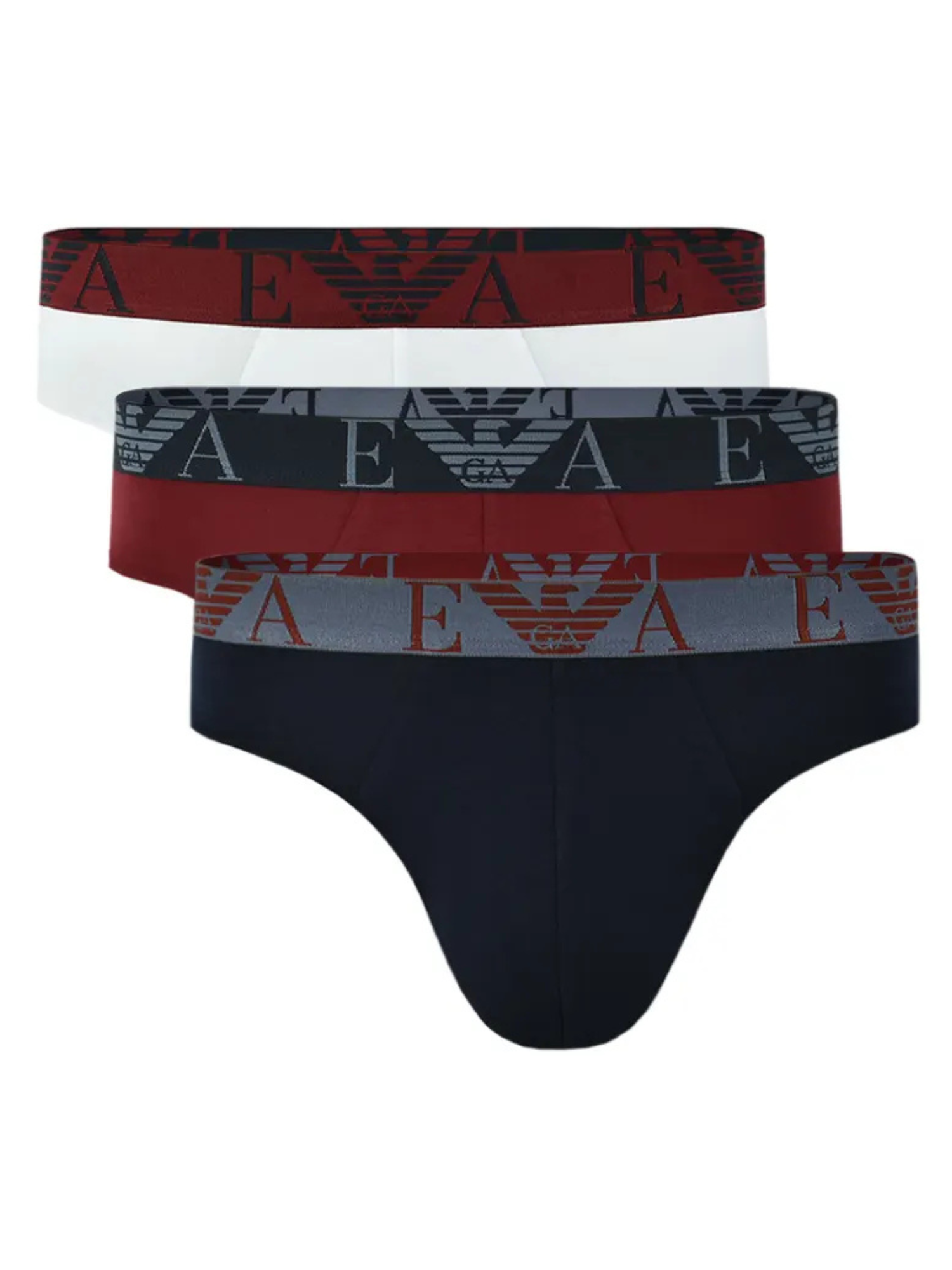 Emporio Armani Bold Monogram 3-Pack Brief