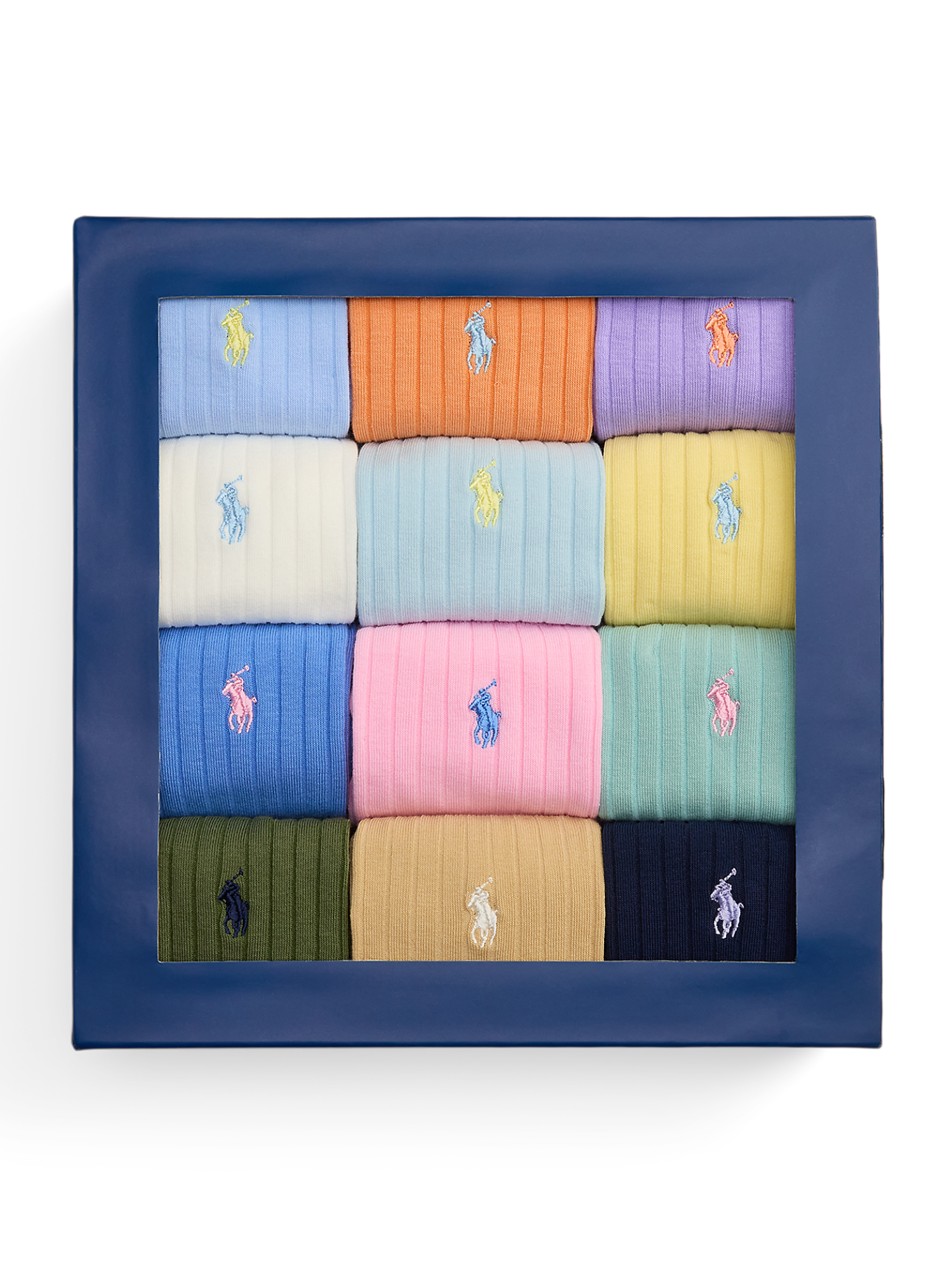 Polo Ralph Lauren Ribbed Trouser Sock 12-Pack Gift Set