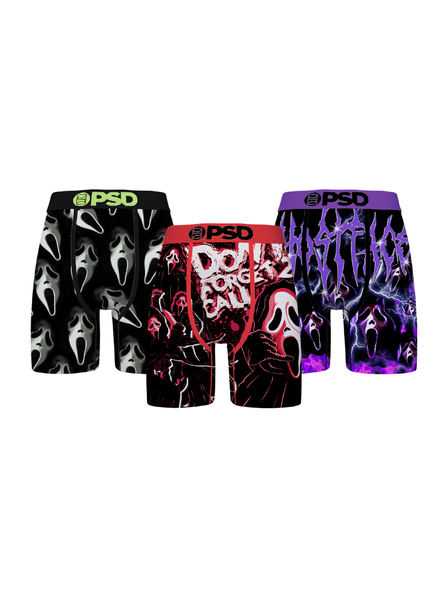 PSD Ghostface Scream 3Pk Boxer Brief