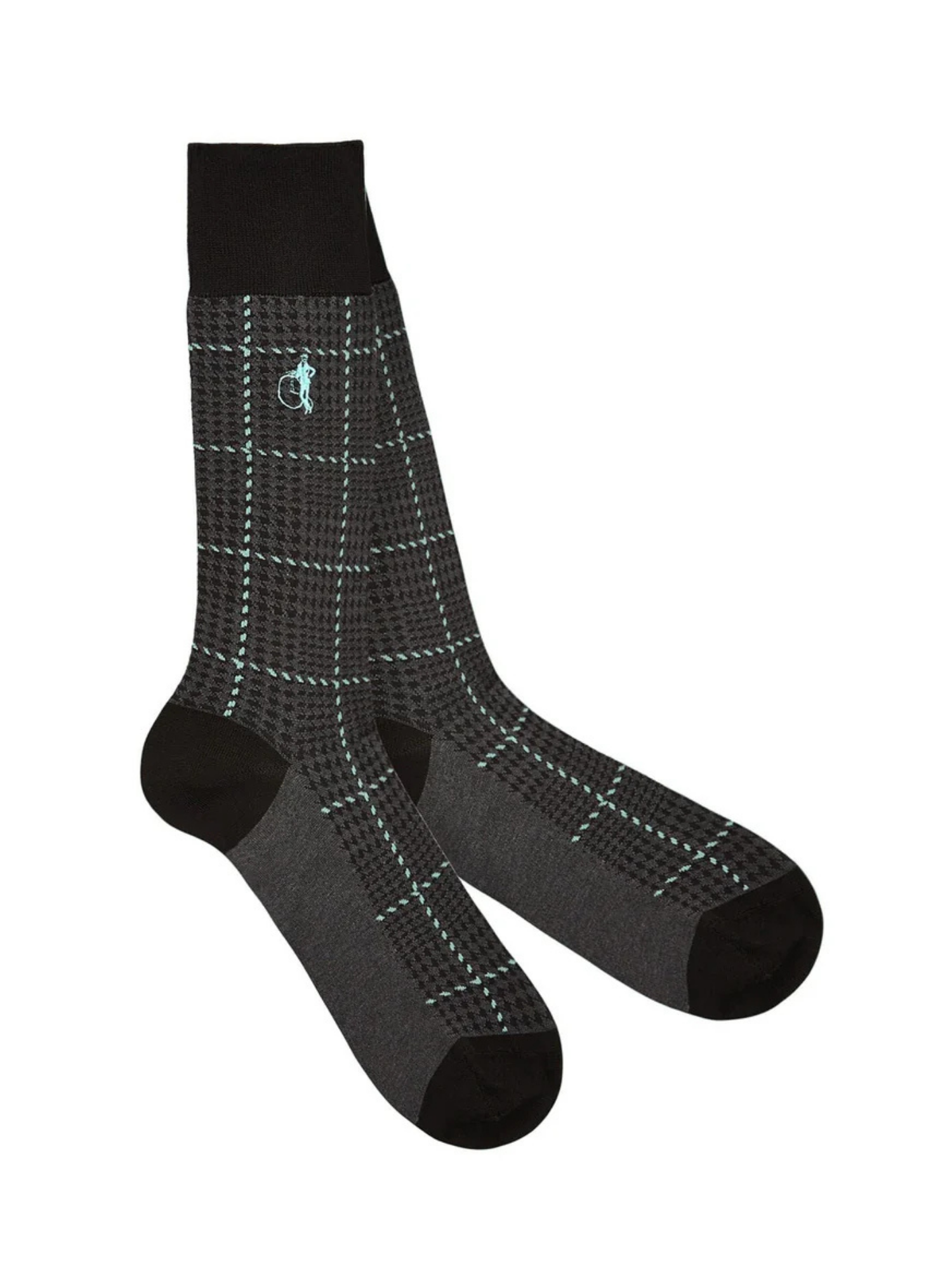 London Sock Co. Dash of Class Black - 6 Pairs