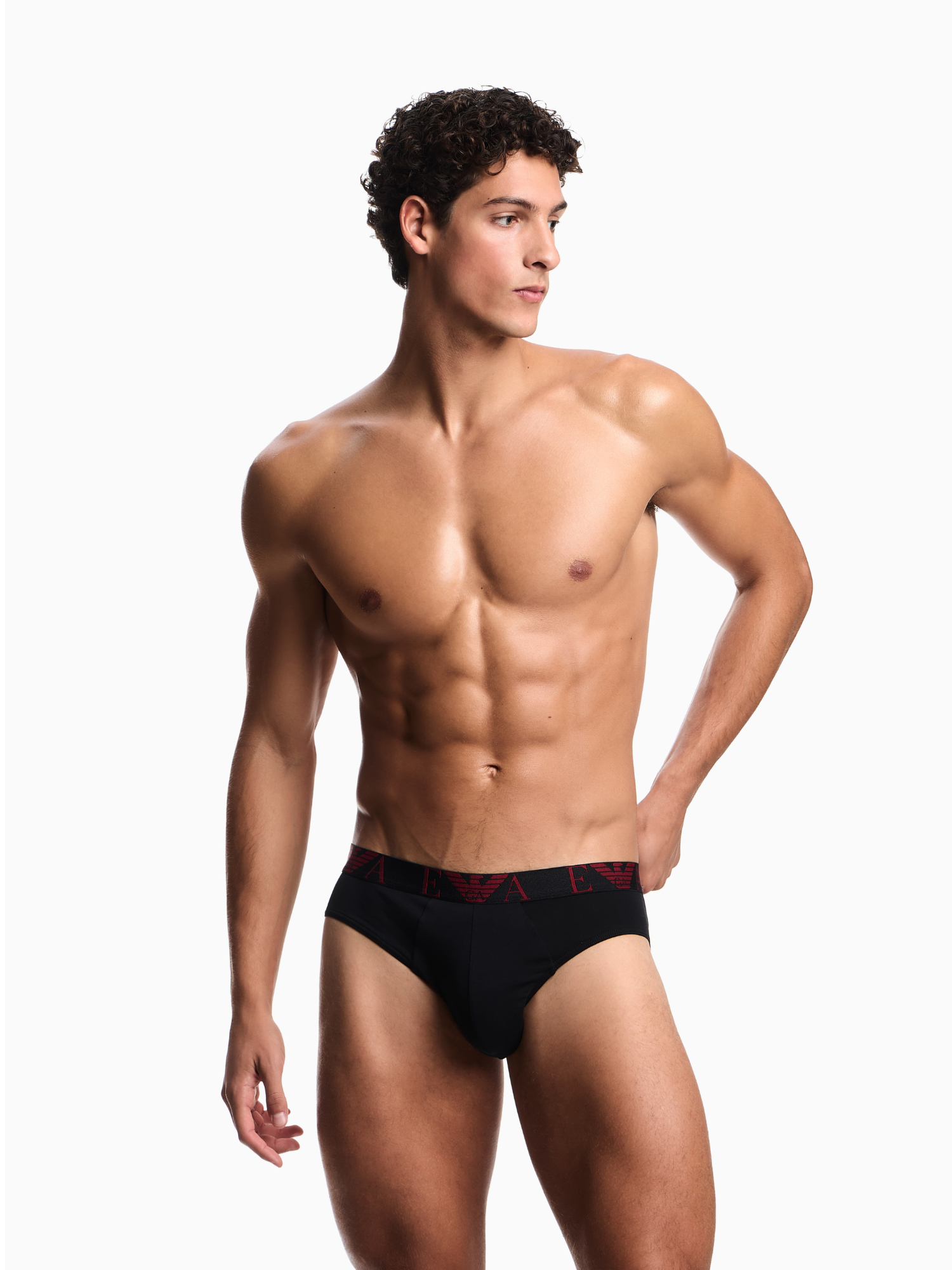 Emporio Armani Bold Monogram 3-Pack Brief