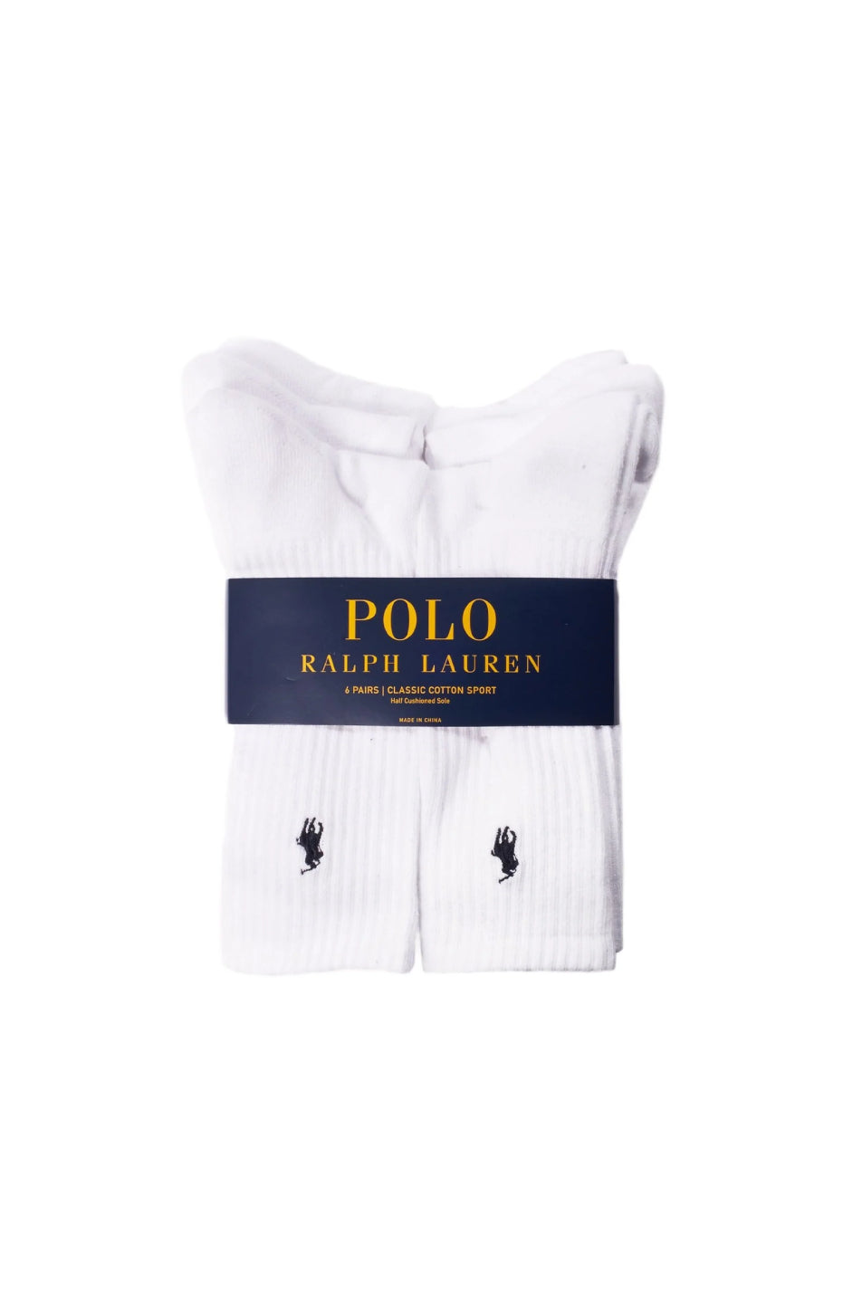 Ralph Lauren Men's 6 Pack Crew Sock