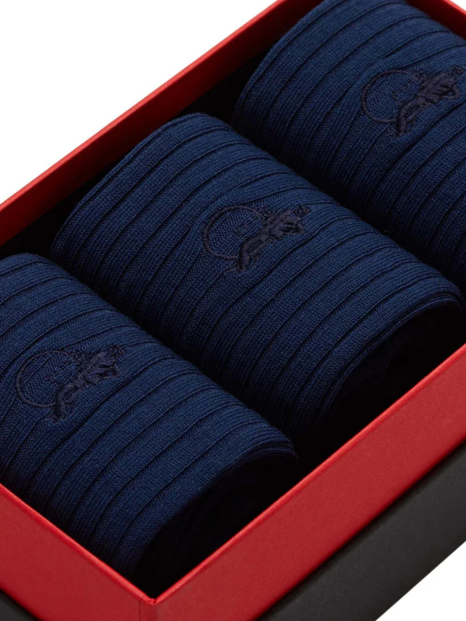 London Sock Co. Simply French Blue - 3 Pairs