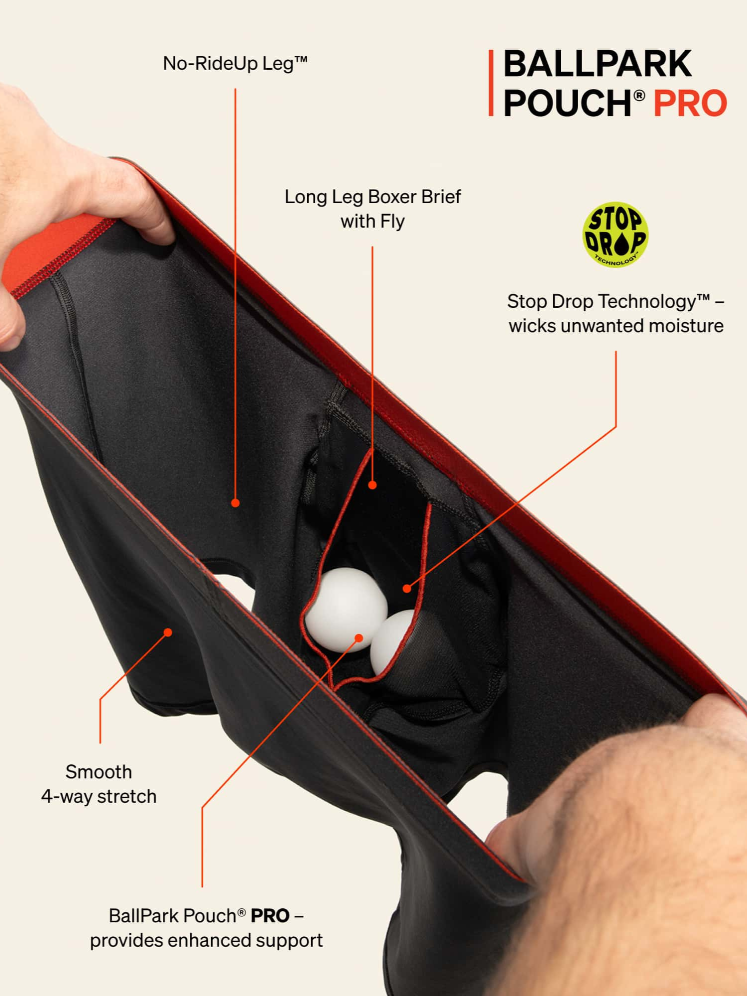 Multi-Sport Mesh Boxer Brief Fly