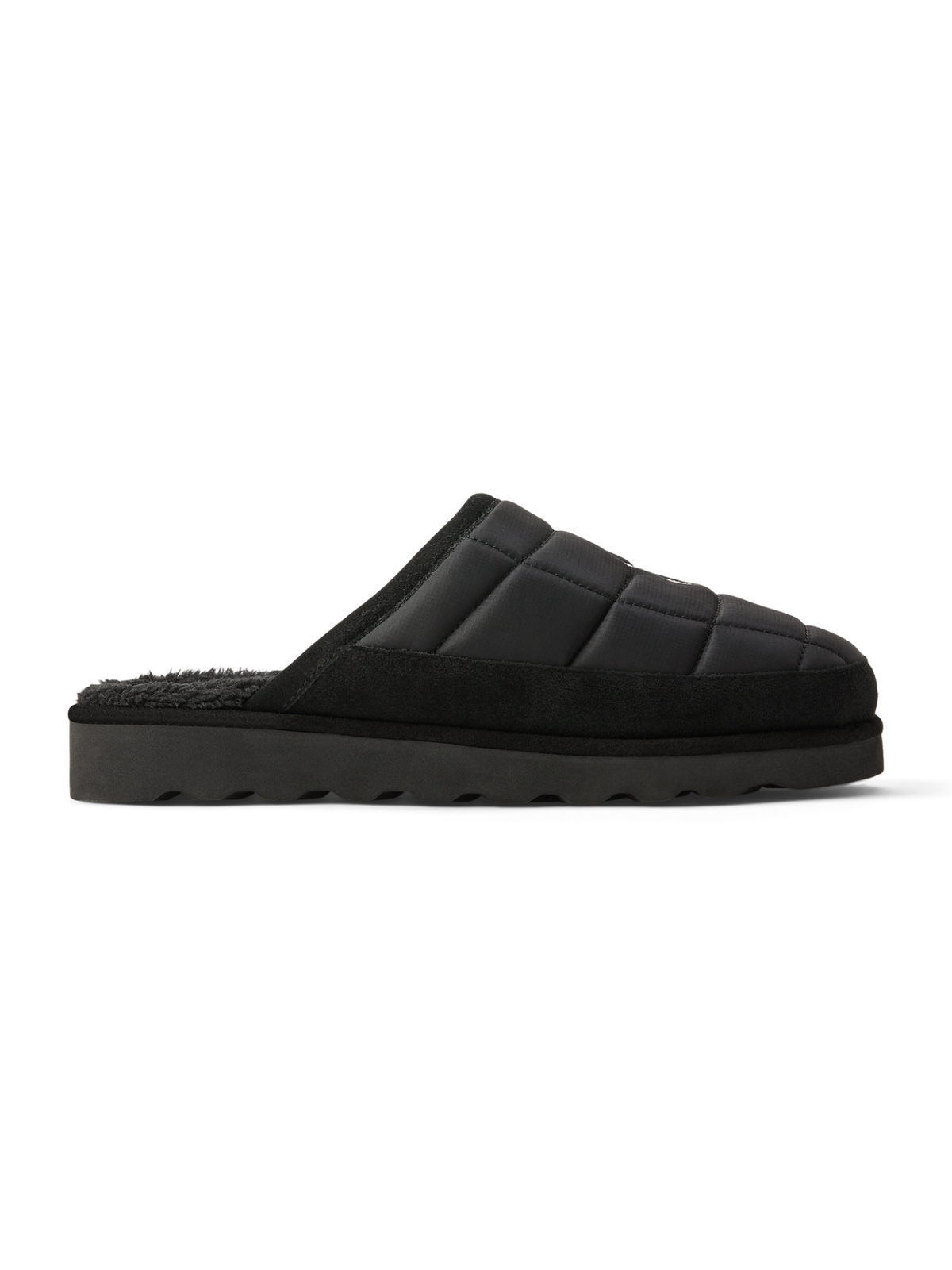 Polo Ralph Lauren Reade Suede-Trim Quilted Scuff Slipper