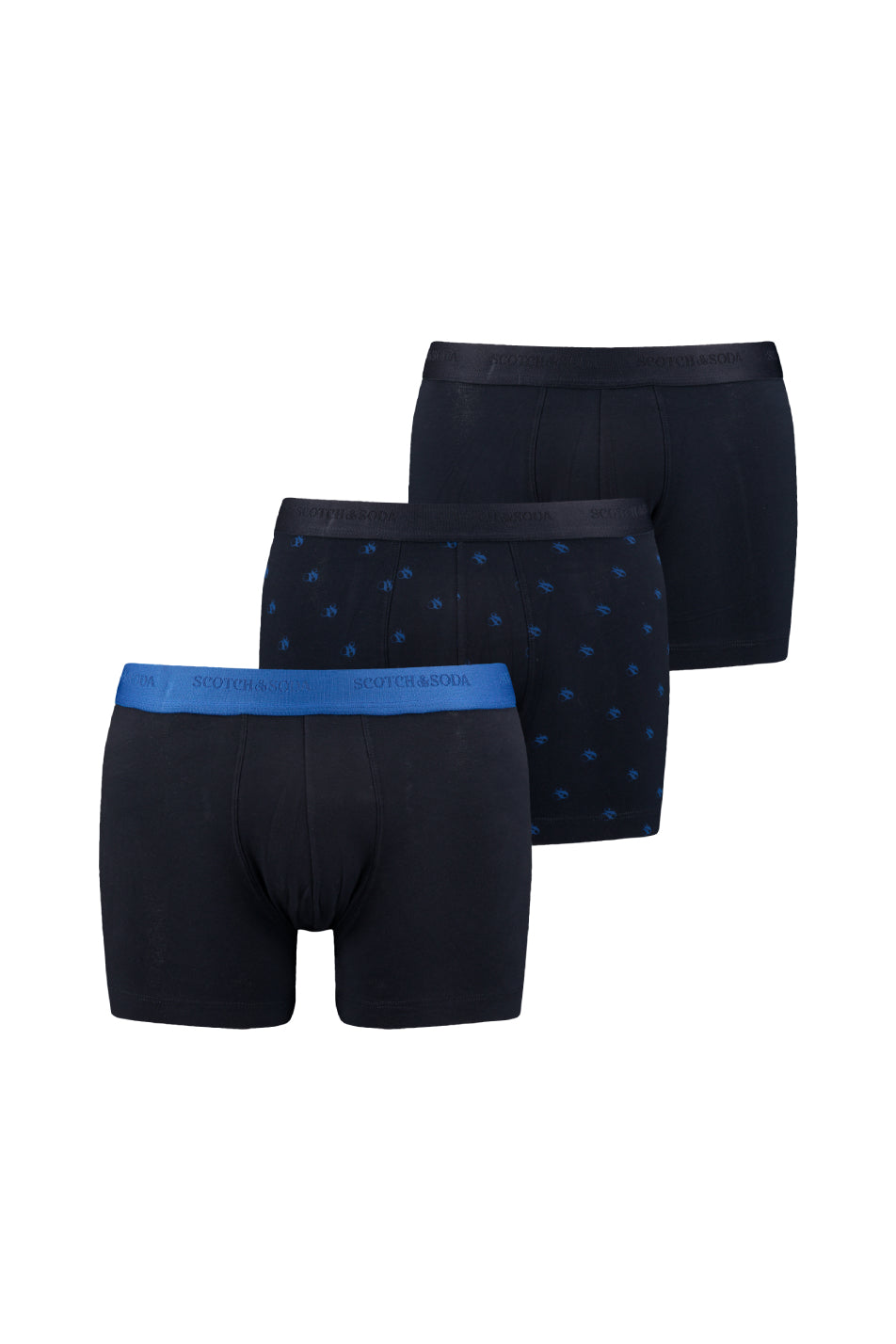 Scotch & Soda 3 Pack Men's Ampersand Boxer Brief