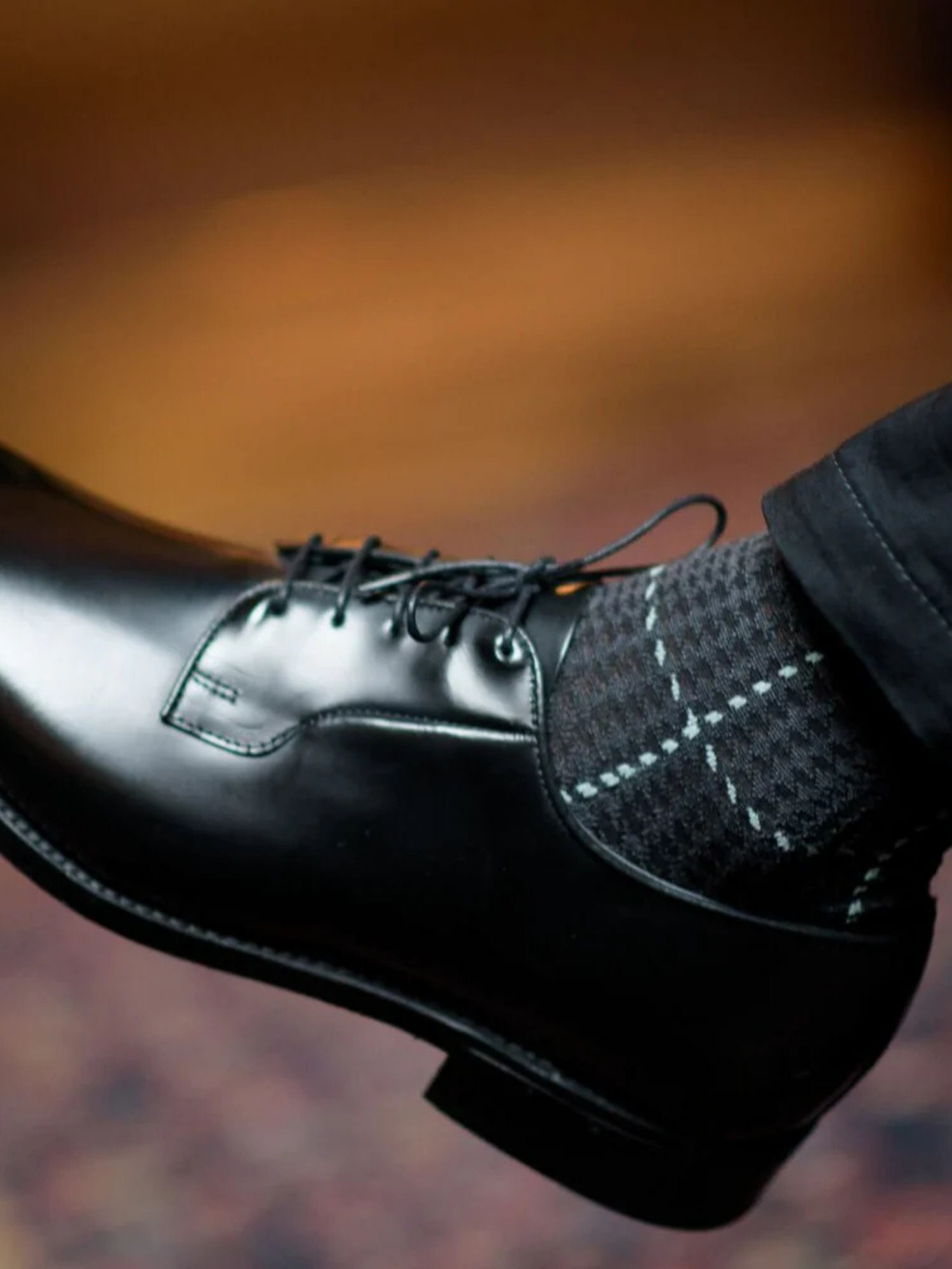 London Sock Co. Dash of Class Black - 6 Pairs