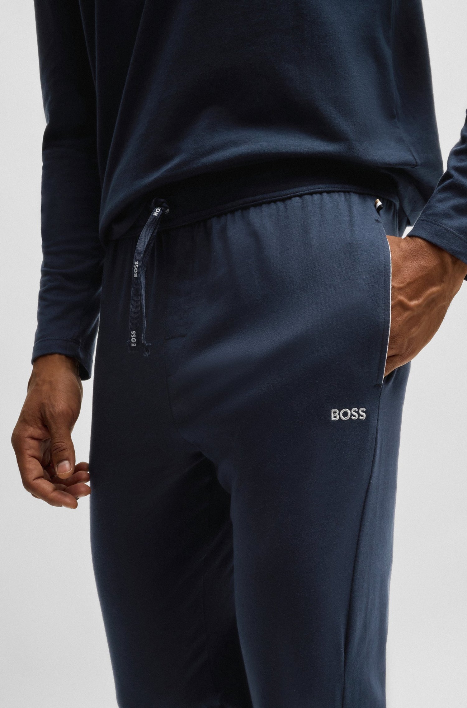 BOSS Men's Stretch Cotton Jogger