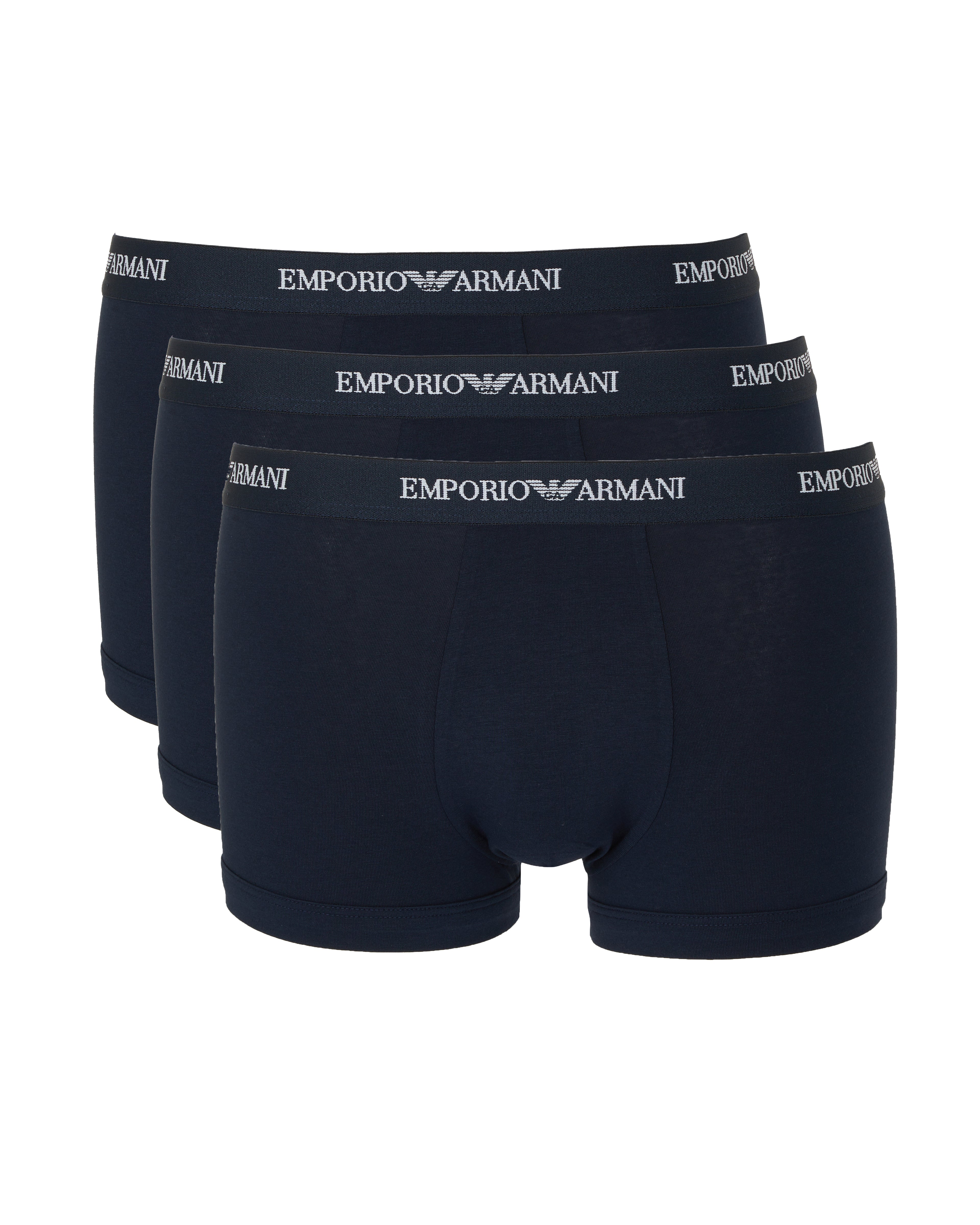 Emporio Armani Stretch Cotton Jersey 3-Pack Trunk – Pants & Socks
