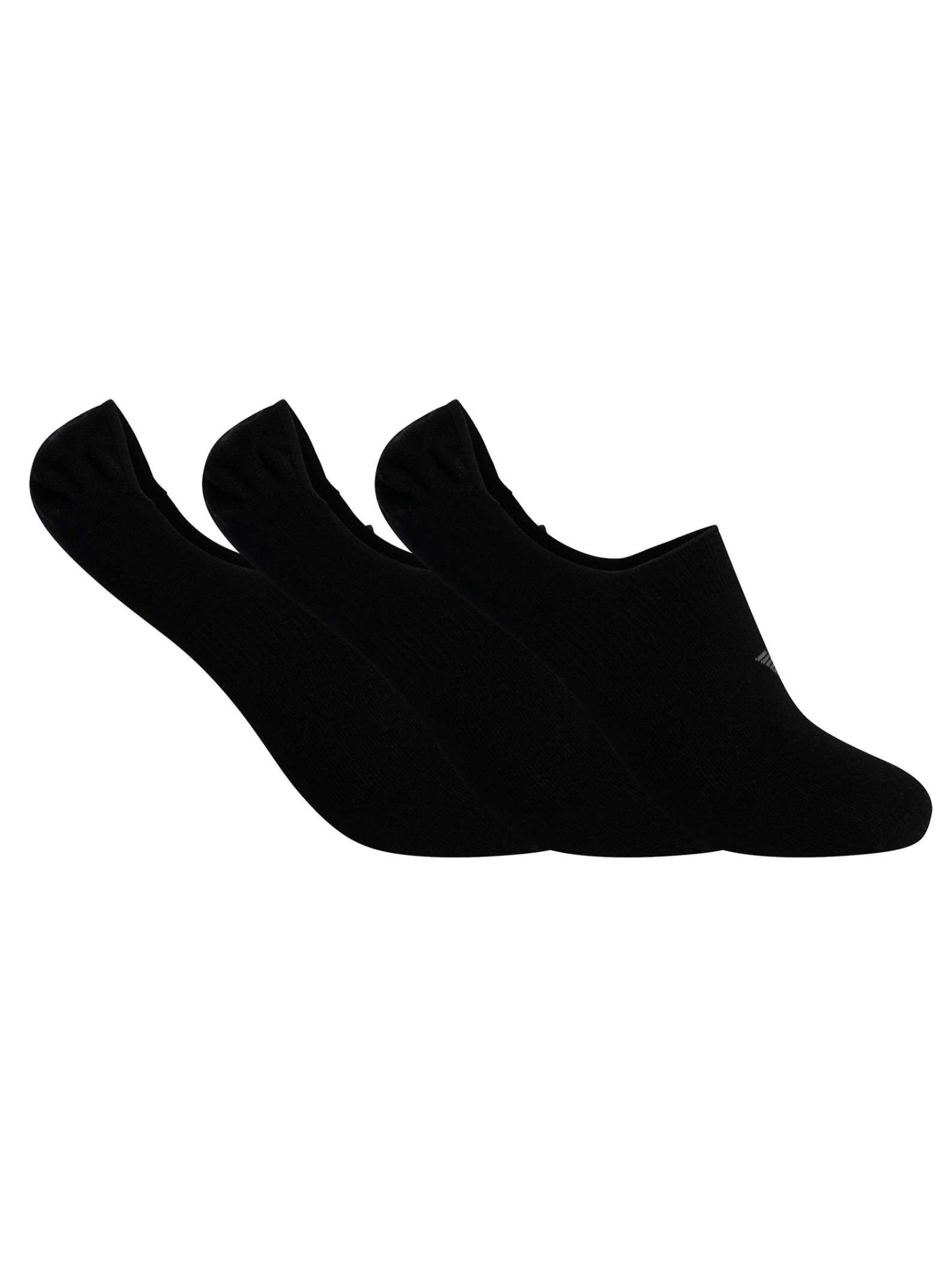 Emporio Armani Casual Cotton 3-Pack Footie Socks