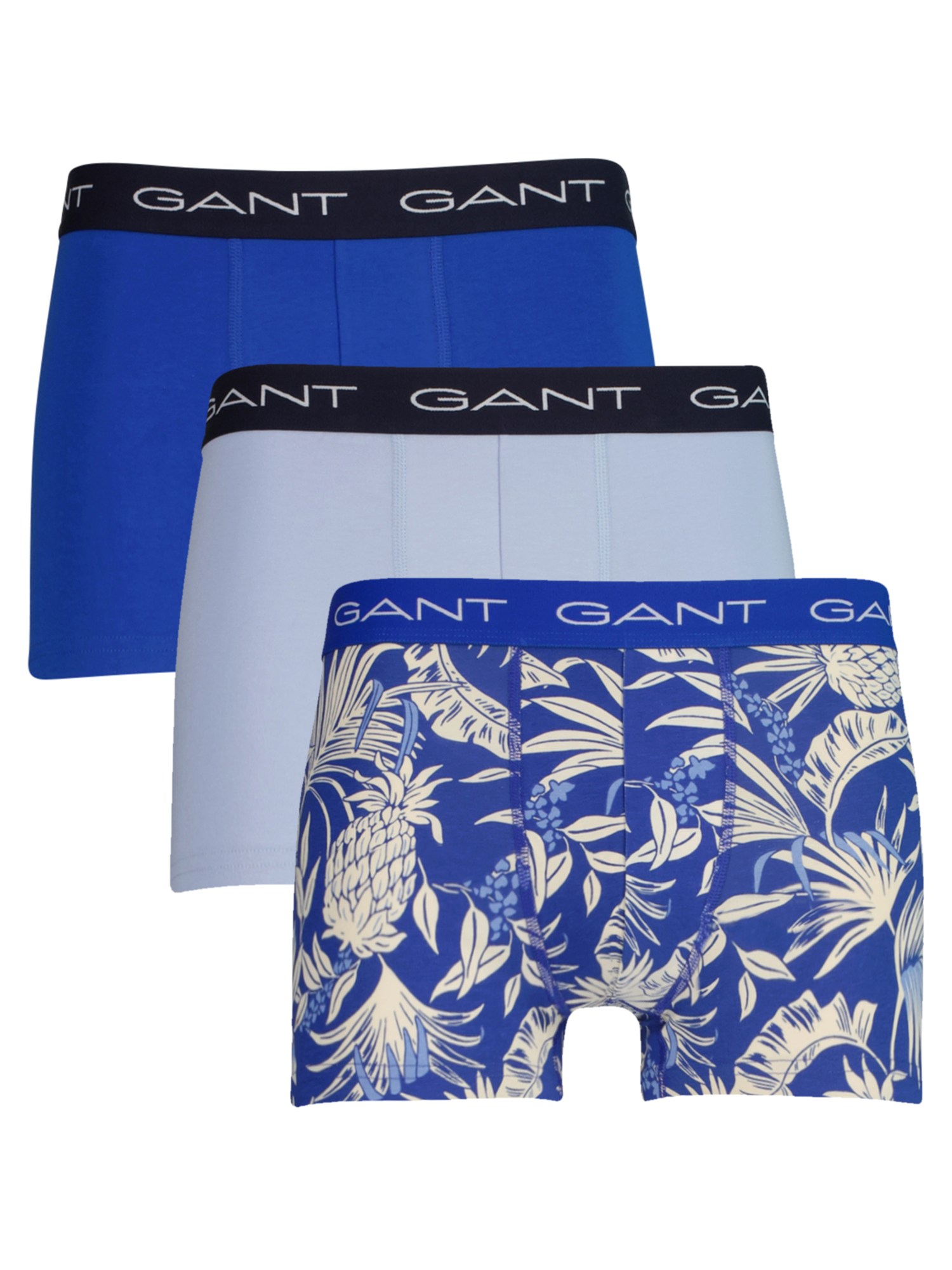 Gant Men's 3 Pack Tropical Print Trunk
