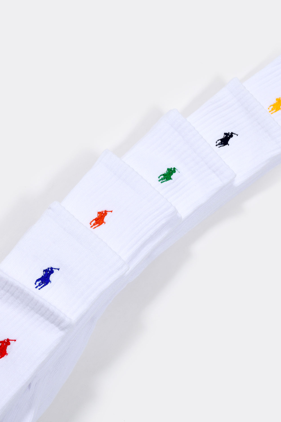Polo Ralph Lauren 6 Pack Unisex Cotton Crew Sock