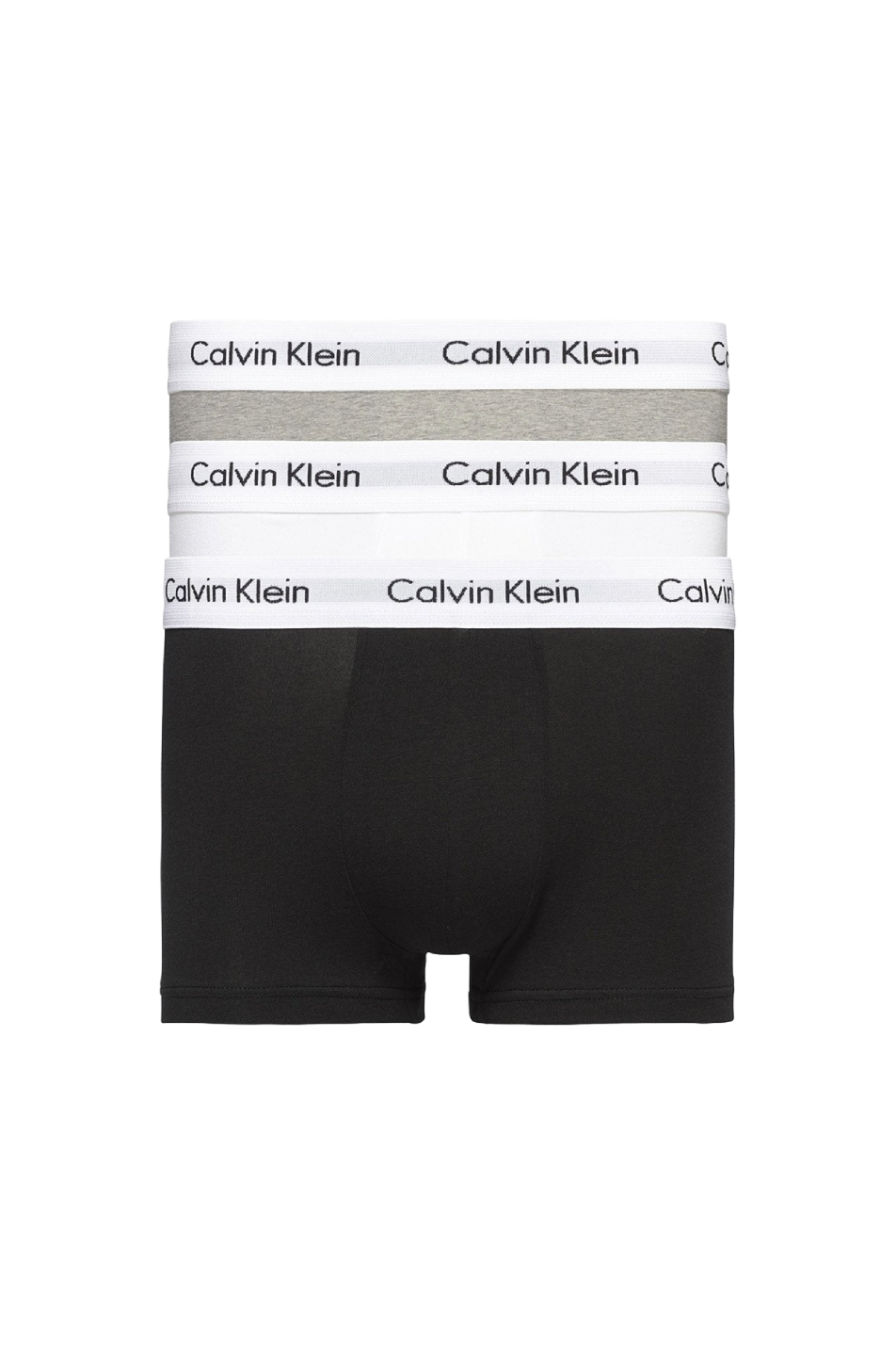 Calvin Klein 3 Pack Men's Cotton Stretch Low Rise Trunk