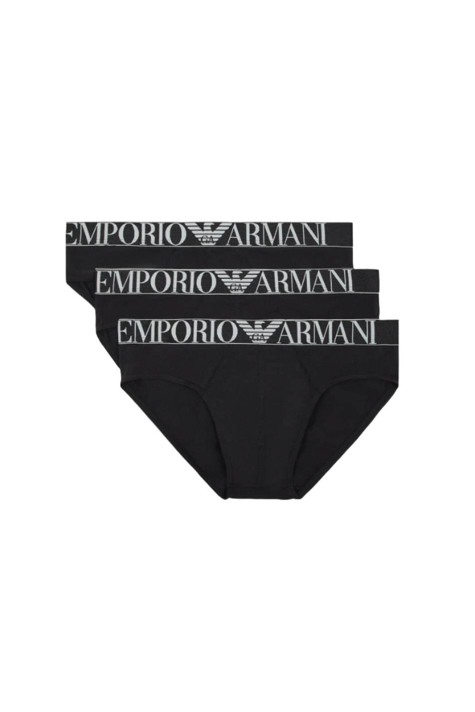 Emporio Armani 3 Pack Men's Cotton Stretch Brief