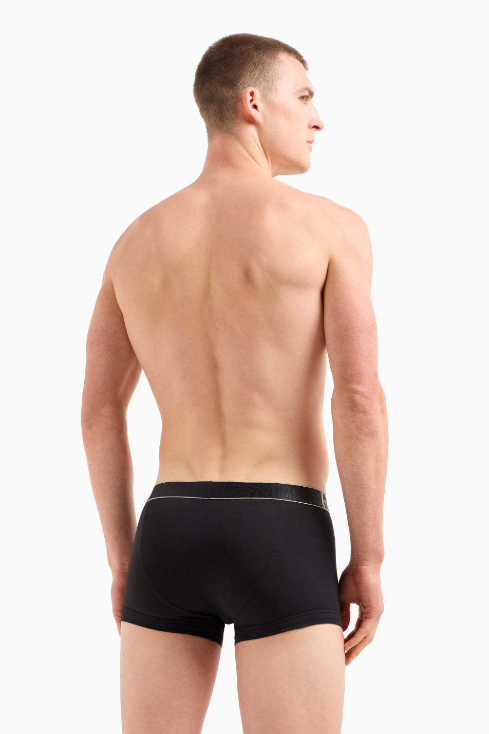 Emporio Armani 3 Pack Men's Cotton Stretch Trunk