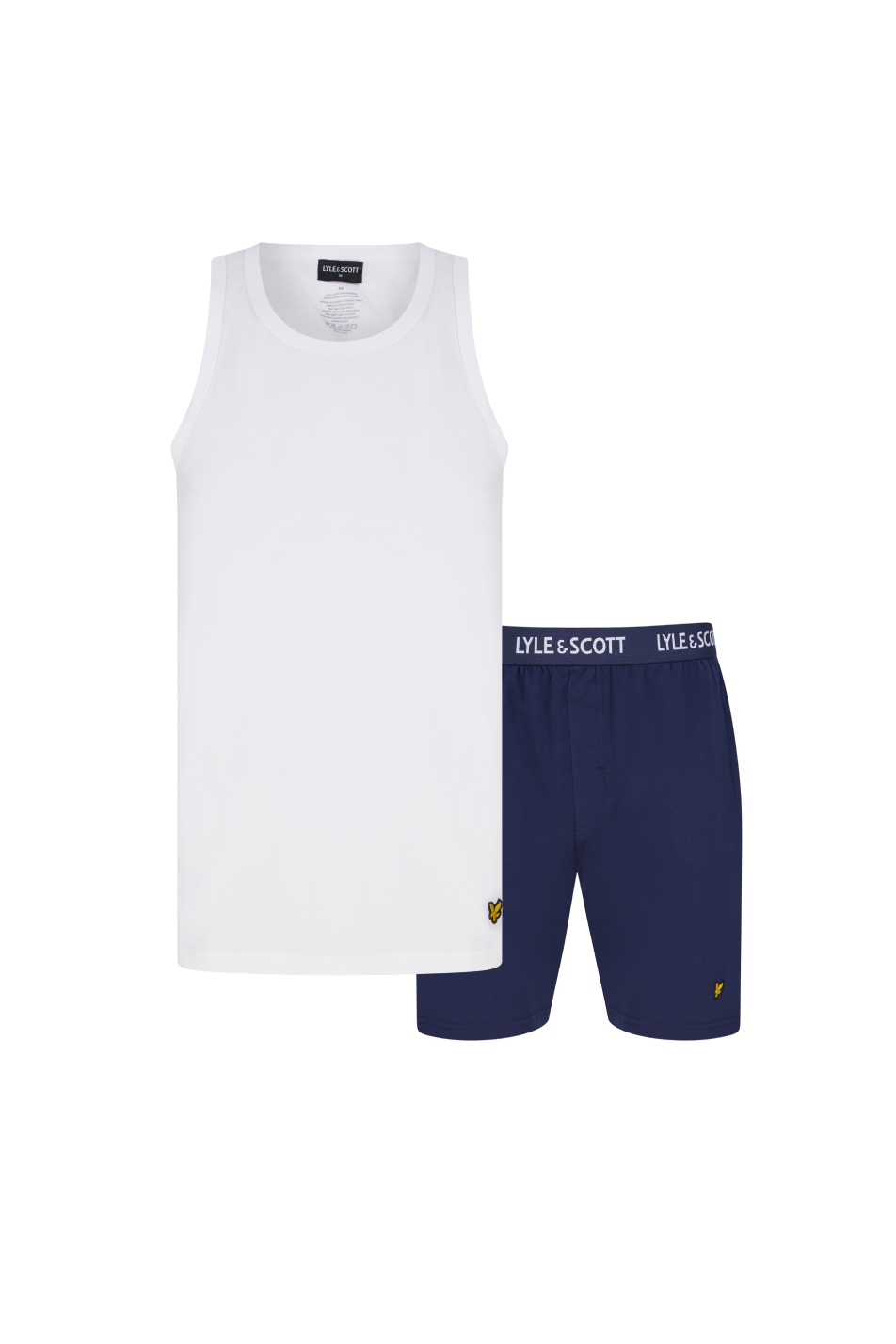 Lyle Scott Jersey Lounge Vest Short Set Pants Socks