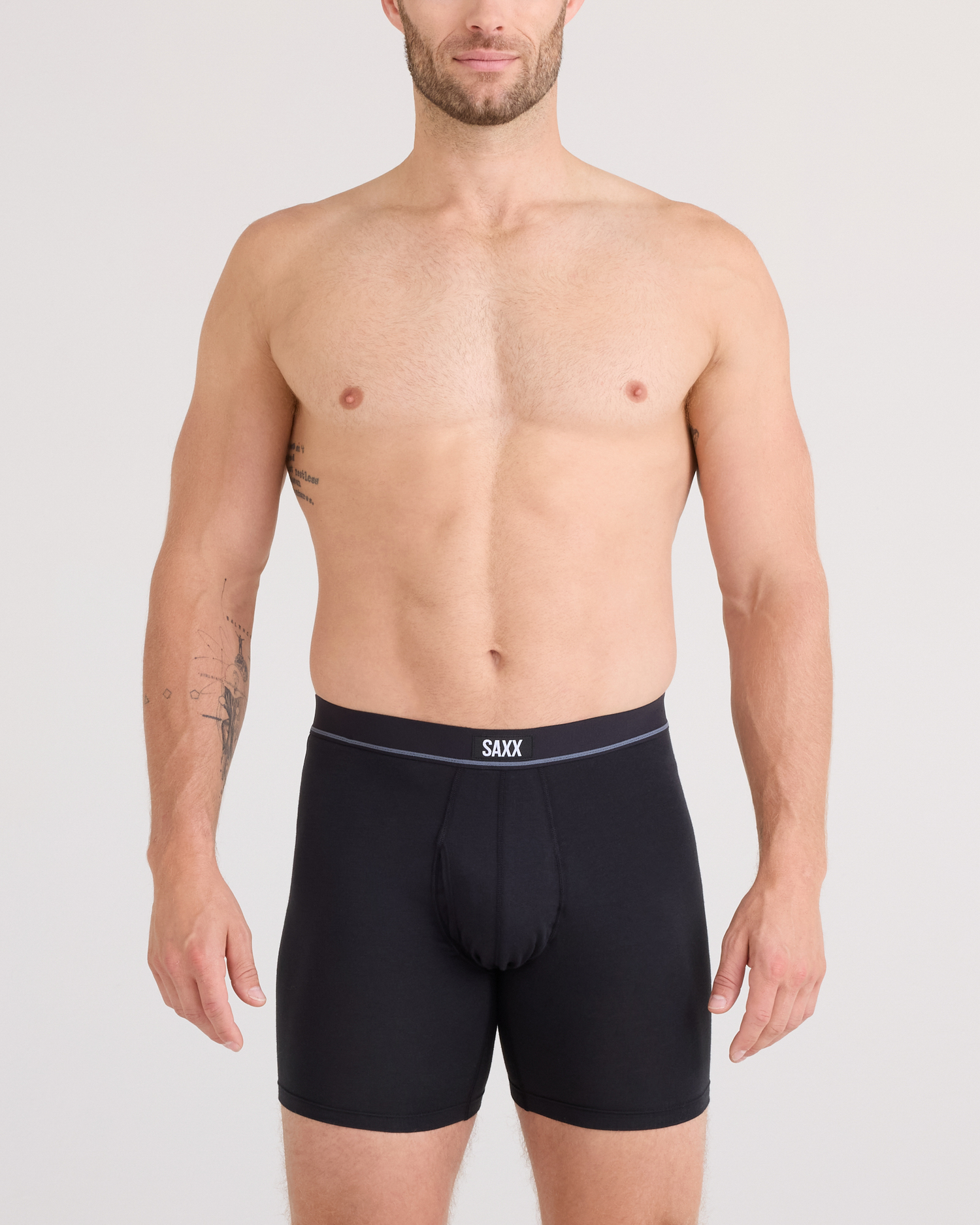 Saxx Men's Boxer Brief Essential Cotton Fly