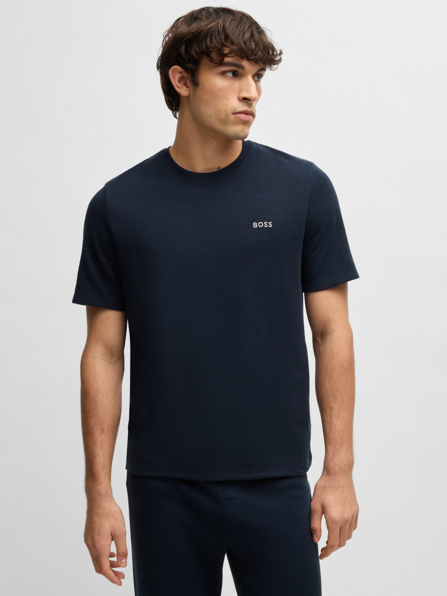BOSS Men's Waffle T-Shirt
