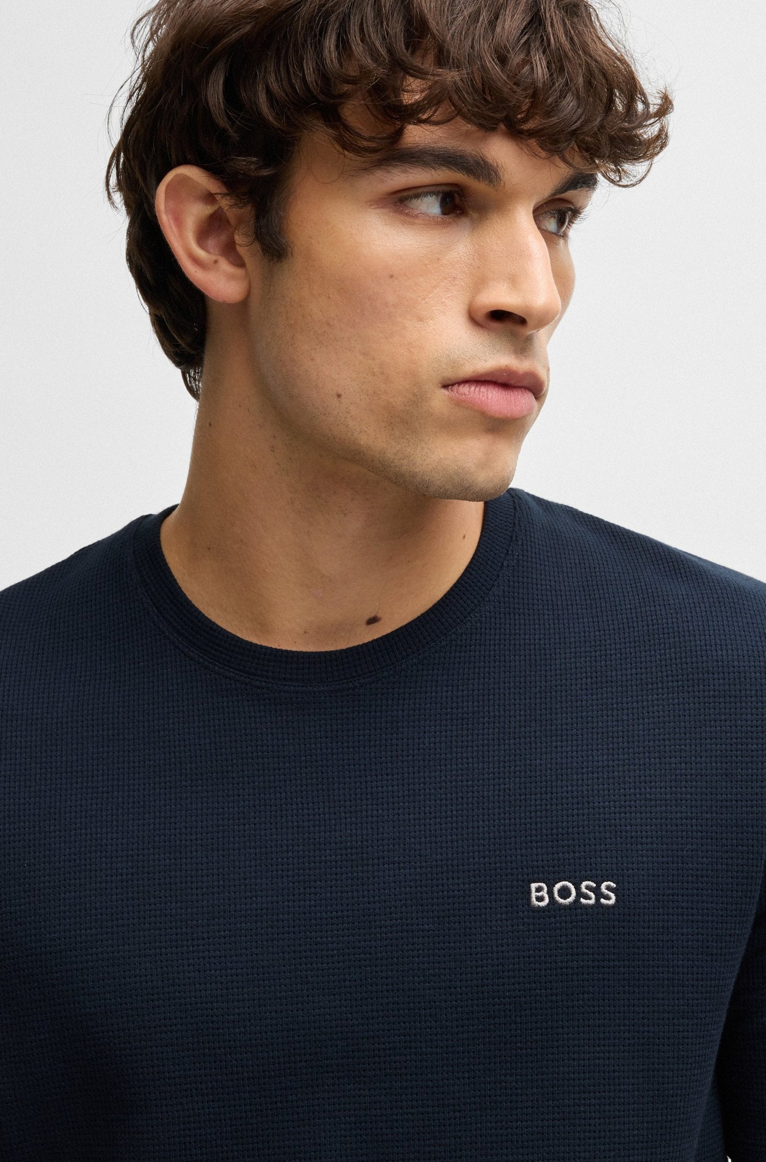 BOSS Men's Waffle T-Shirt