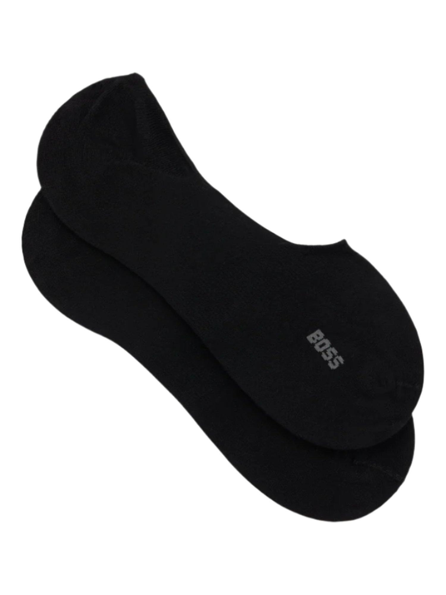 BOSS Men's 2 Pack No Show Sock Black
