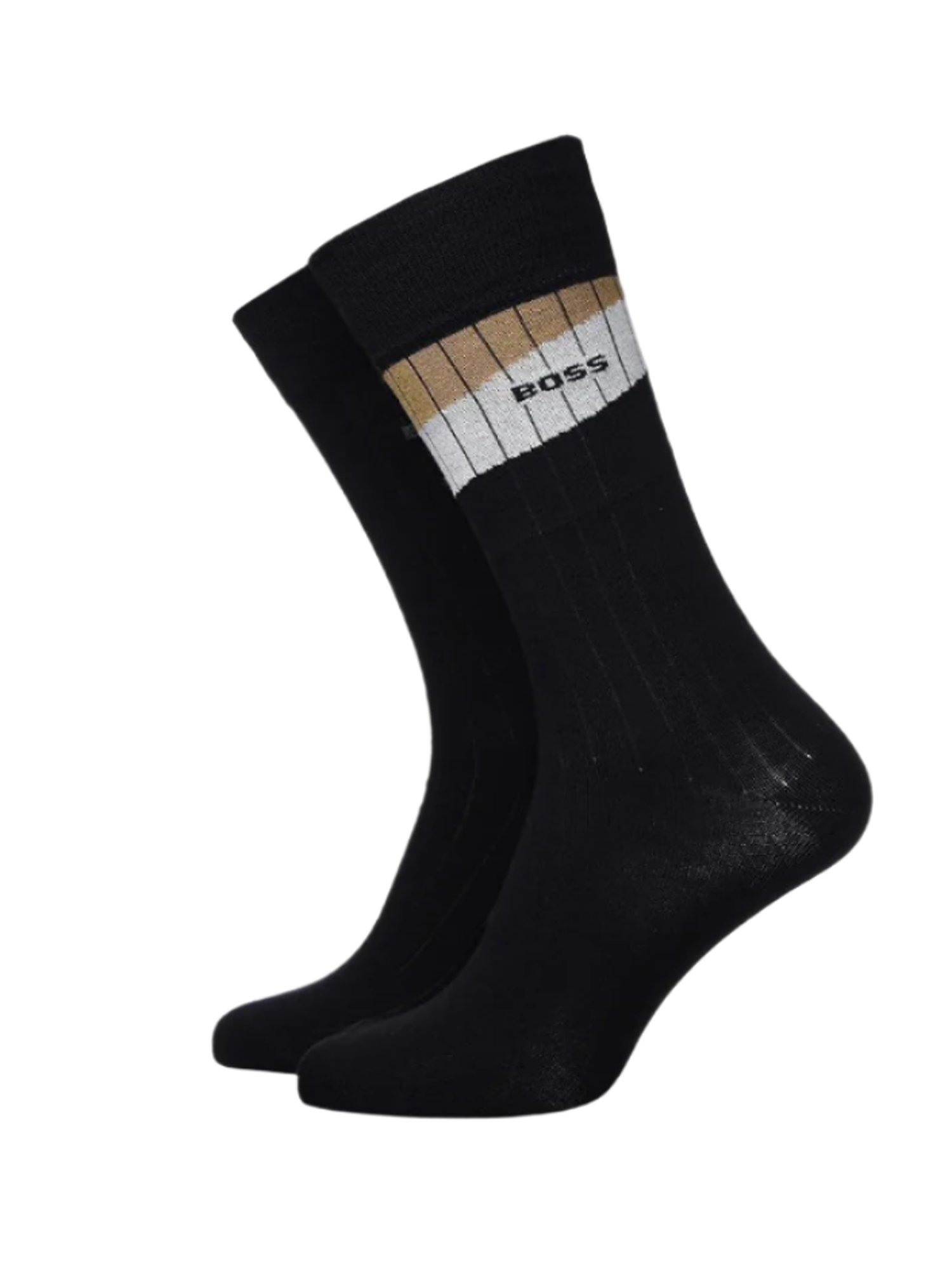 BOSS 2 Pack Men's Rib Socks