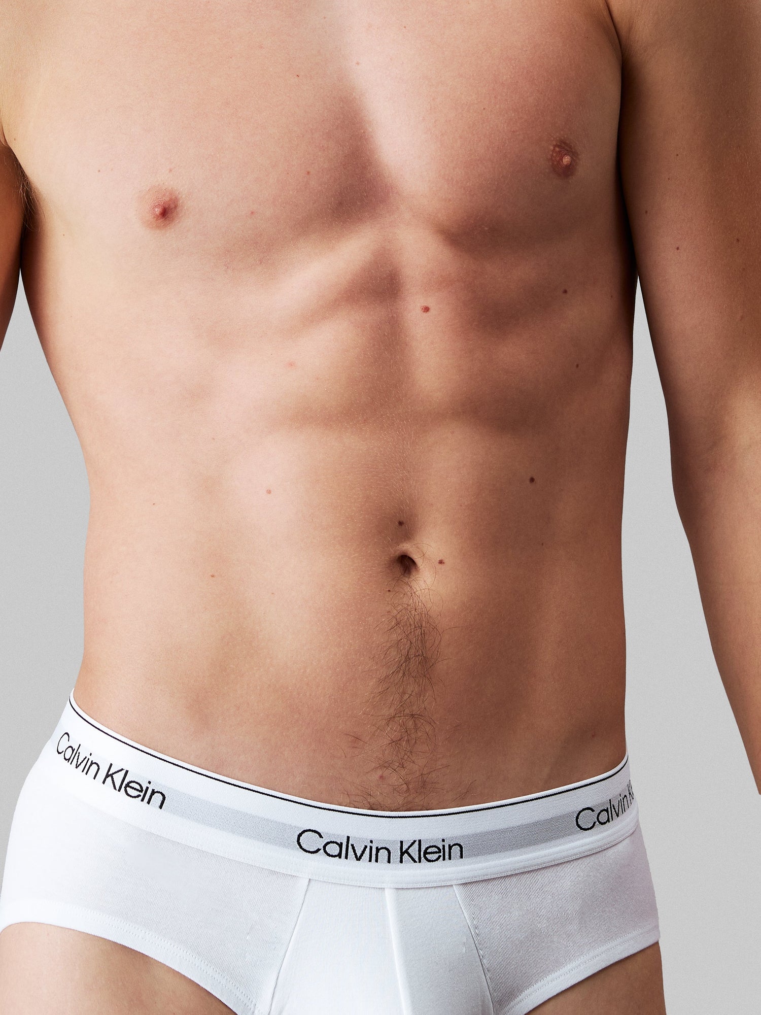 Calvin Klein Men's 3 Pack Hip Brief - Icon Cotton Stretch