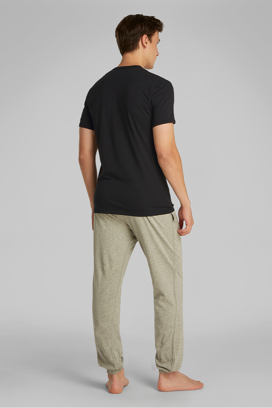 Calvin Klein Men's 3 Pack Crew Neck T-shirt - Cotton Microfiber Stretch