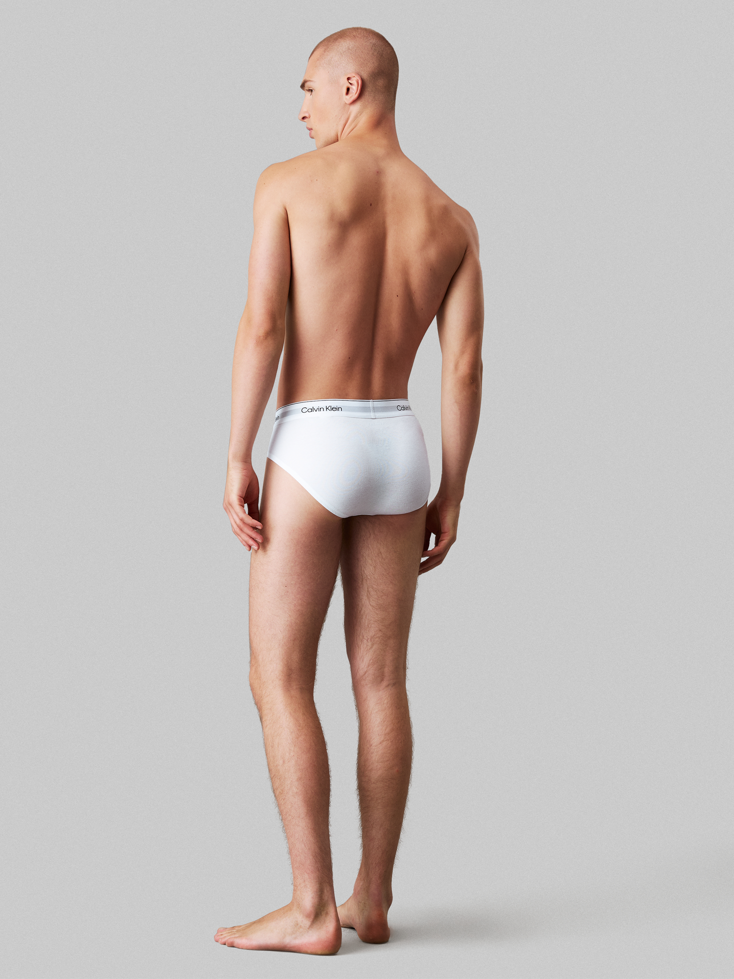 Calvin Klein Men's 3 Pack Hip Brief - Icon Cotton Stretch