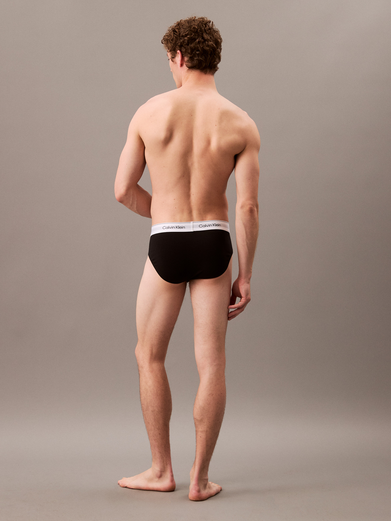 Calvin Klein Men's 3 Pack Hip Brief - Icon Cotton Stretch