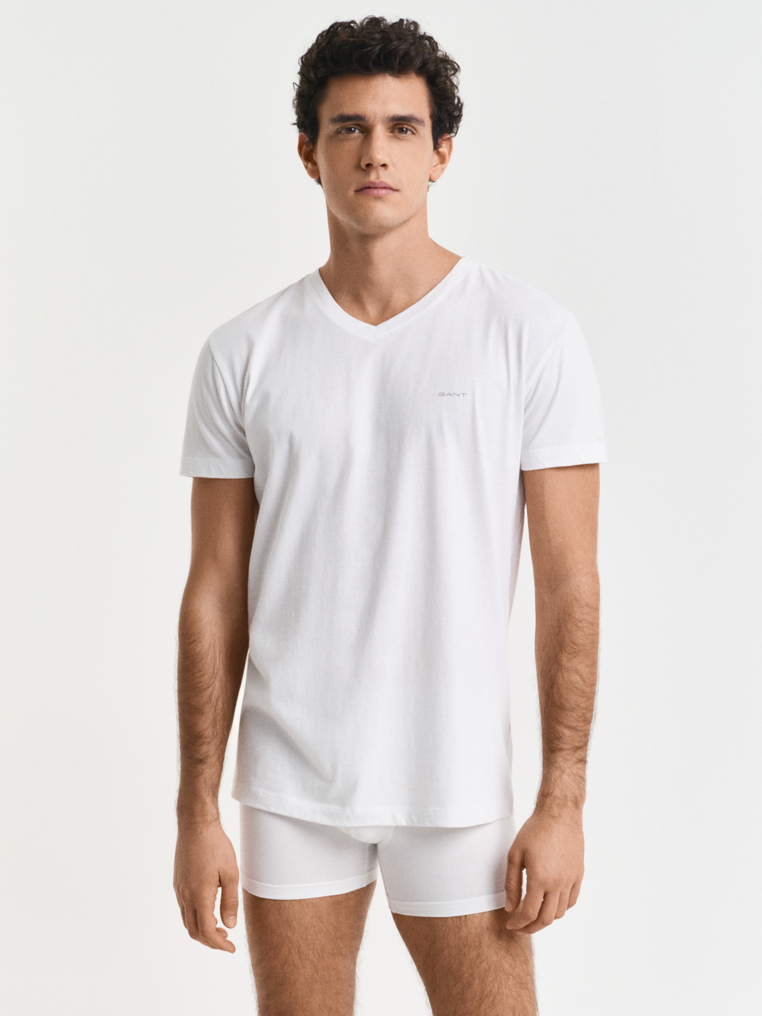 Gant Men's 2 Pack V-Neck T-Shirt
