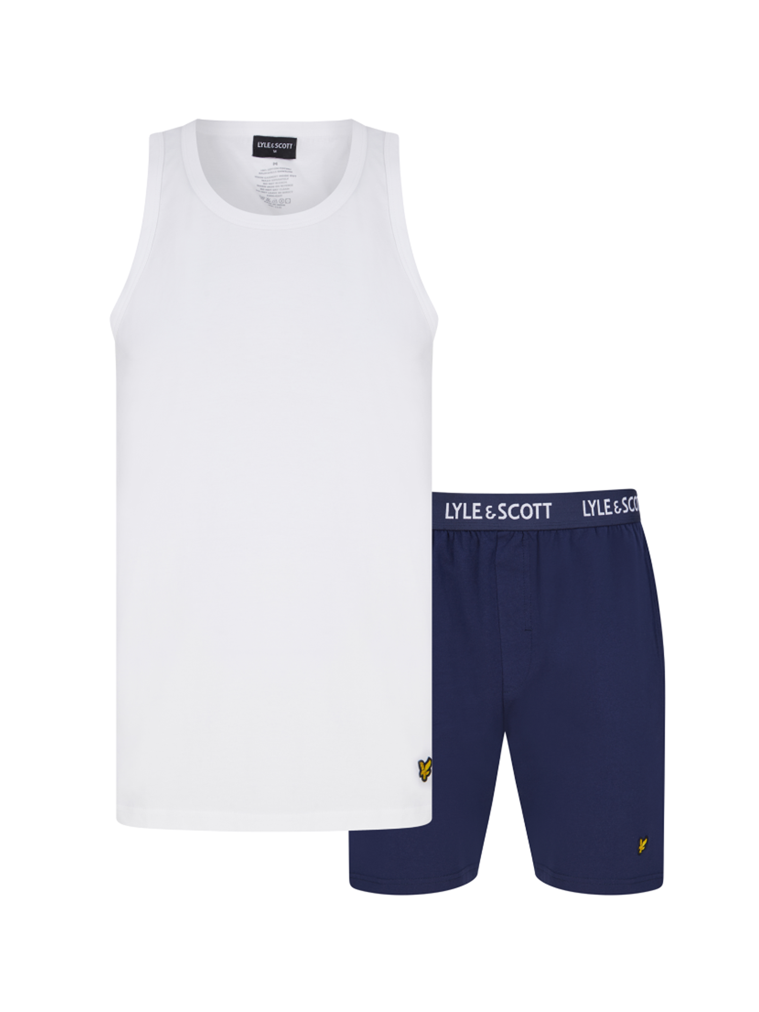 Lyle & Scott Jersey Lounge Vest & Short Set