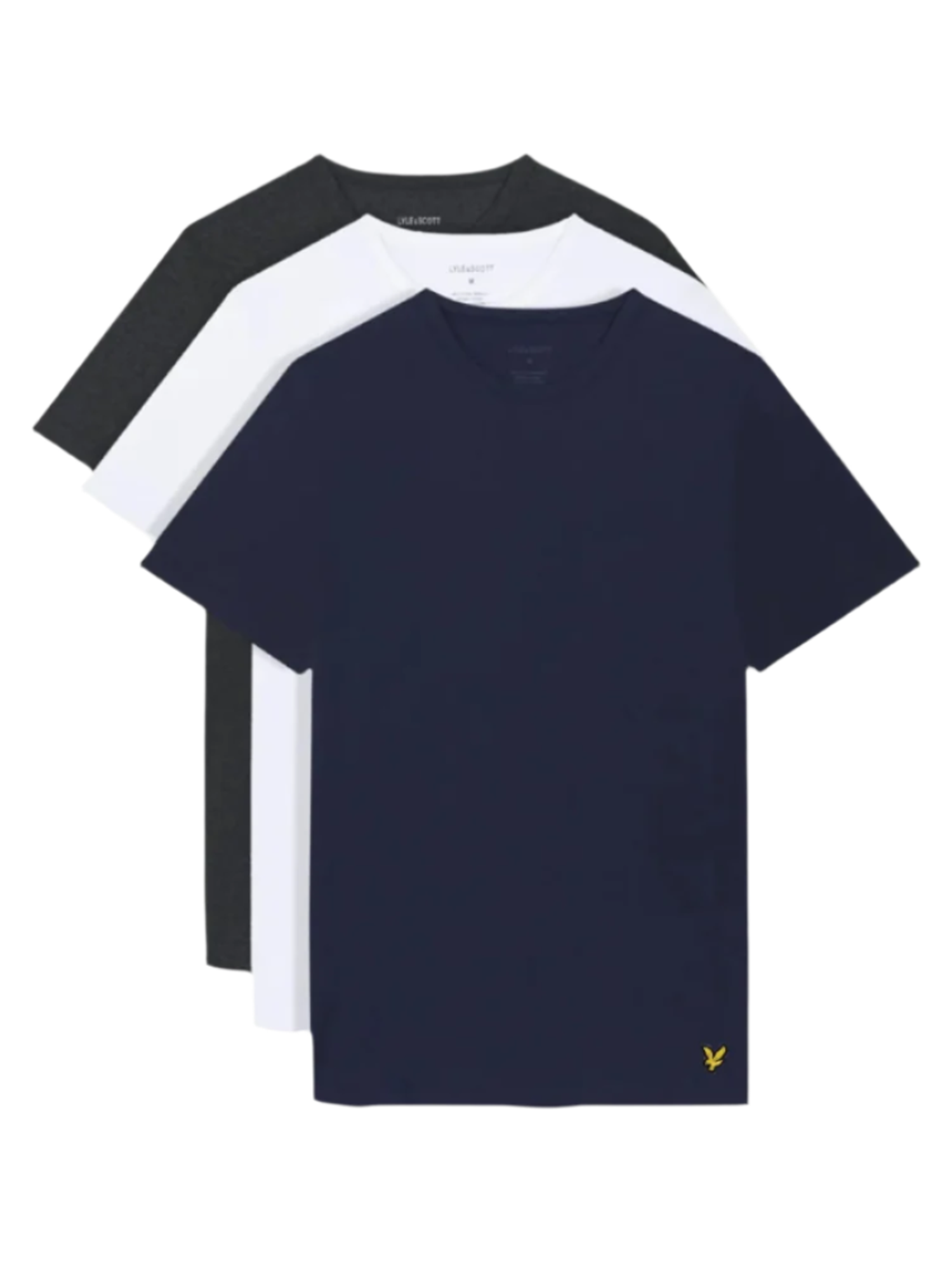 Lyle & Scott Men's 3 Pack Basic T-Shirt
