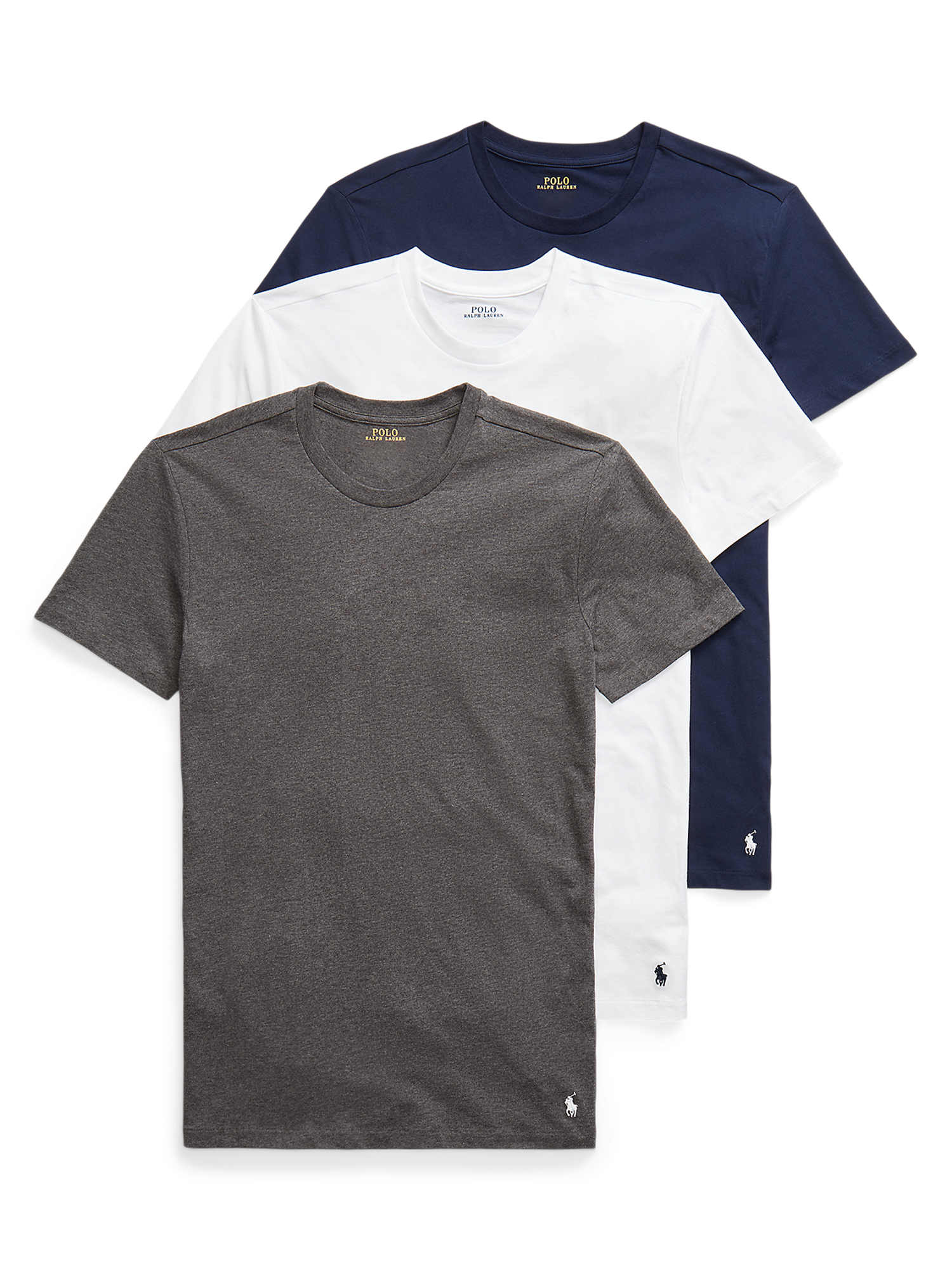Polo Ralph Lauren Men's 3 Pack Crew T-Shirt