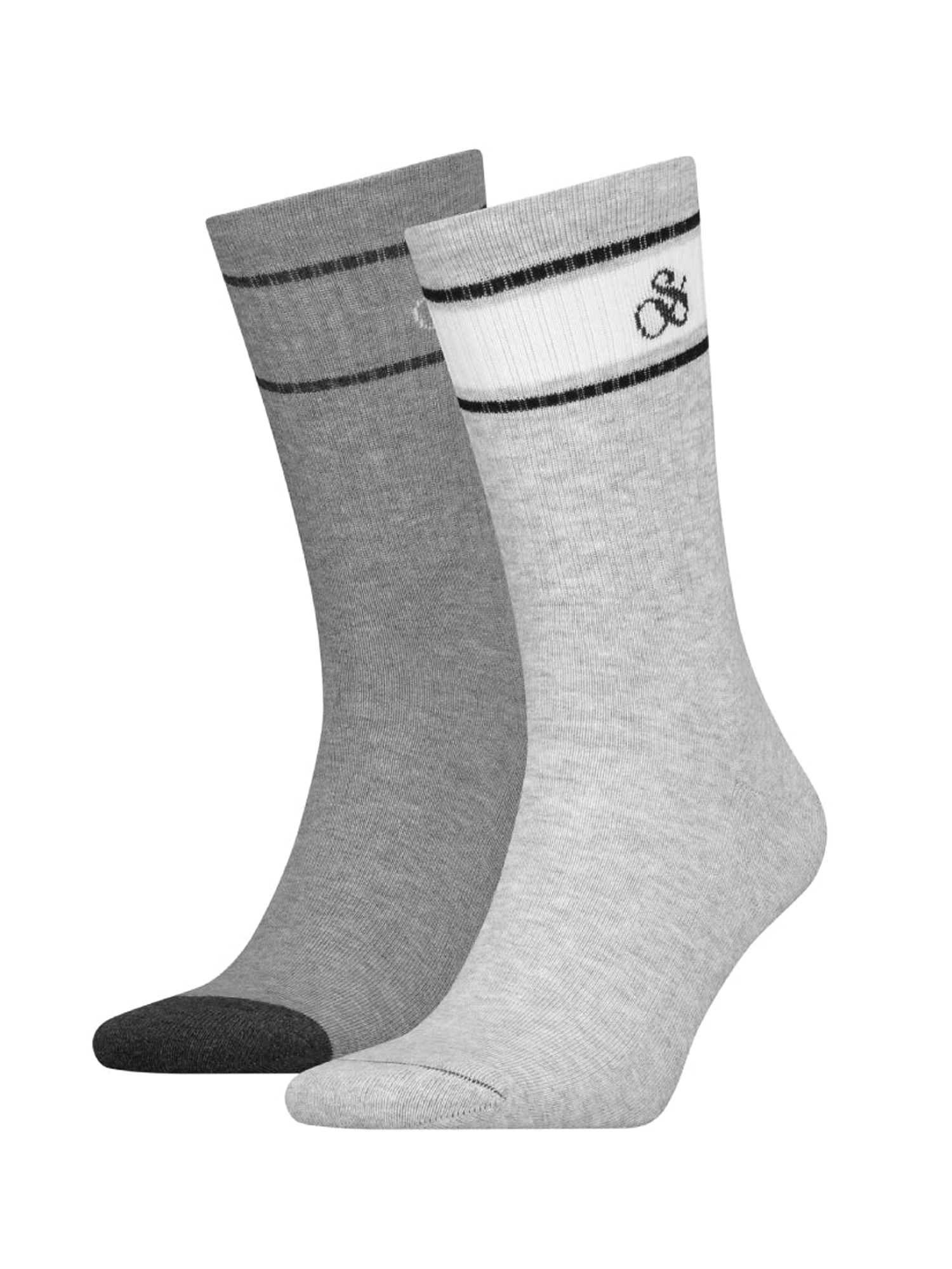 Scotch & Soda 2 Pack Men's Sport Logo Crew Sock