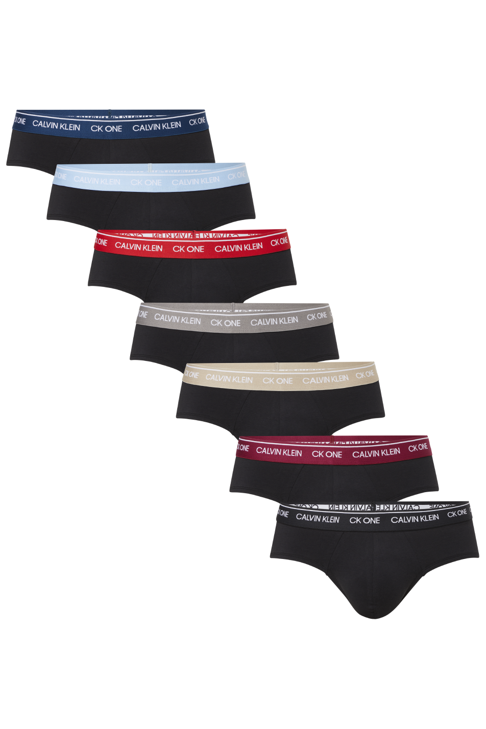 Calvin Klein 7 Pack Men's Cotton Stretch Hip Brief