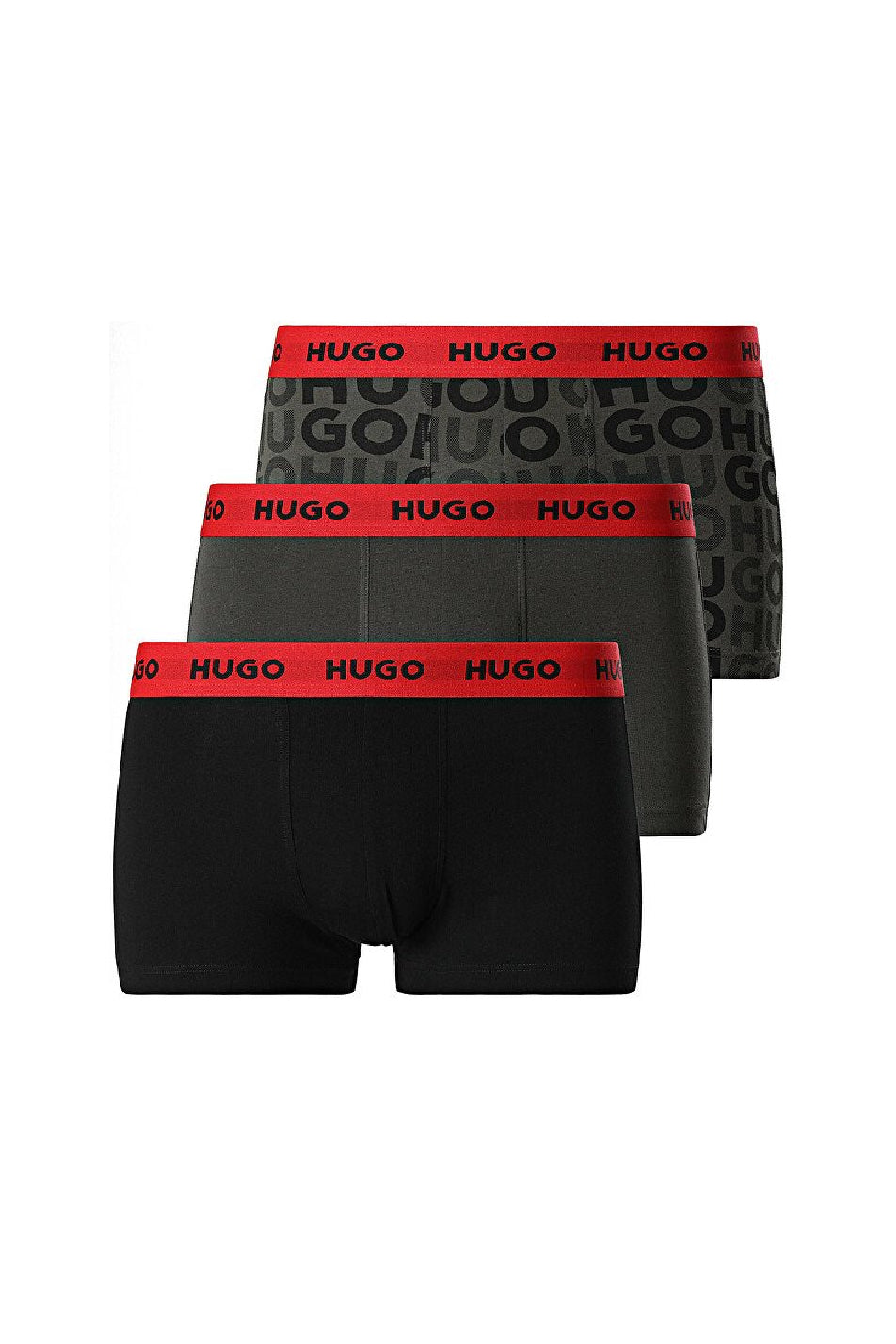 HUGO Men's 3 Pack Triplet Design Trunk