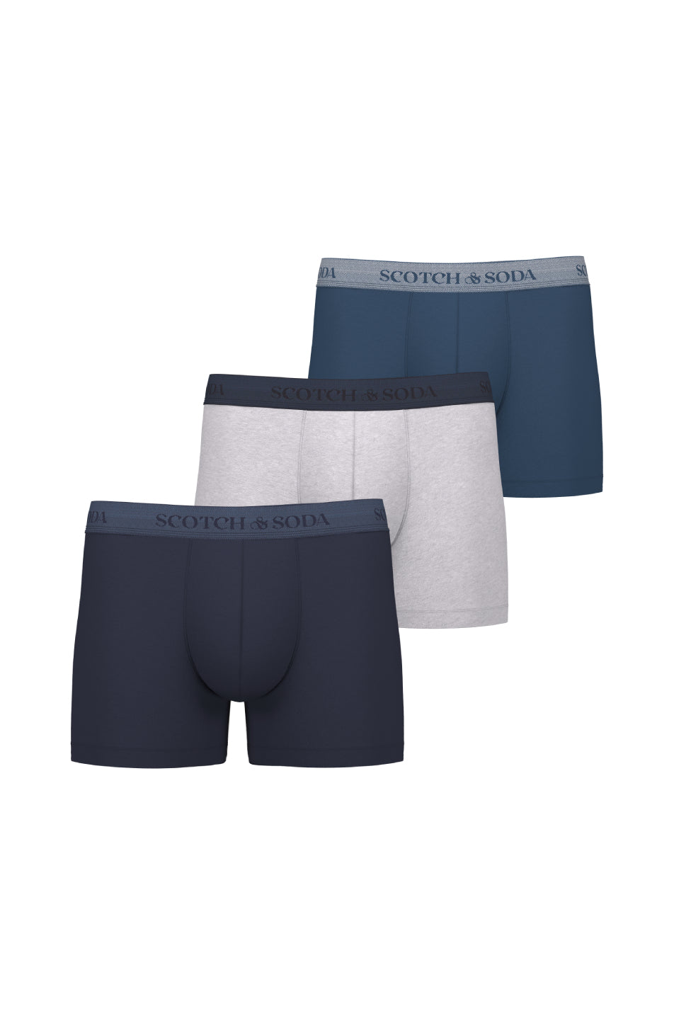 Scotch & Soda 3 Pack Men's Herringbone Boxer Brief