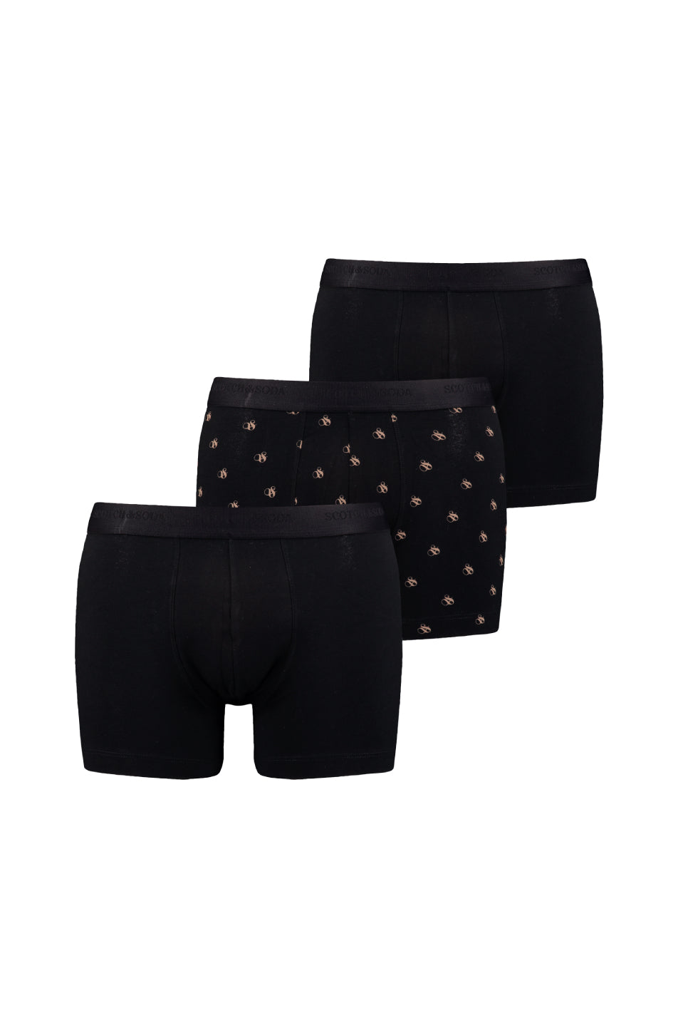 Scotch & Soda 3 Pack Men's Ampersand Boxer Brief