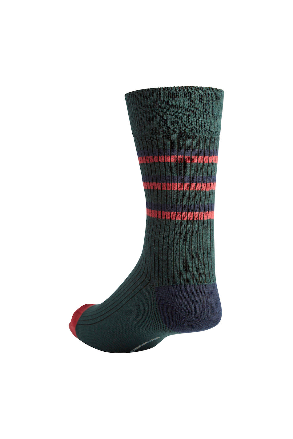 Democratique 3 Pack Men's Fine Rib & Fine Rib Stripe Sock