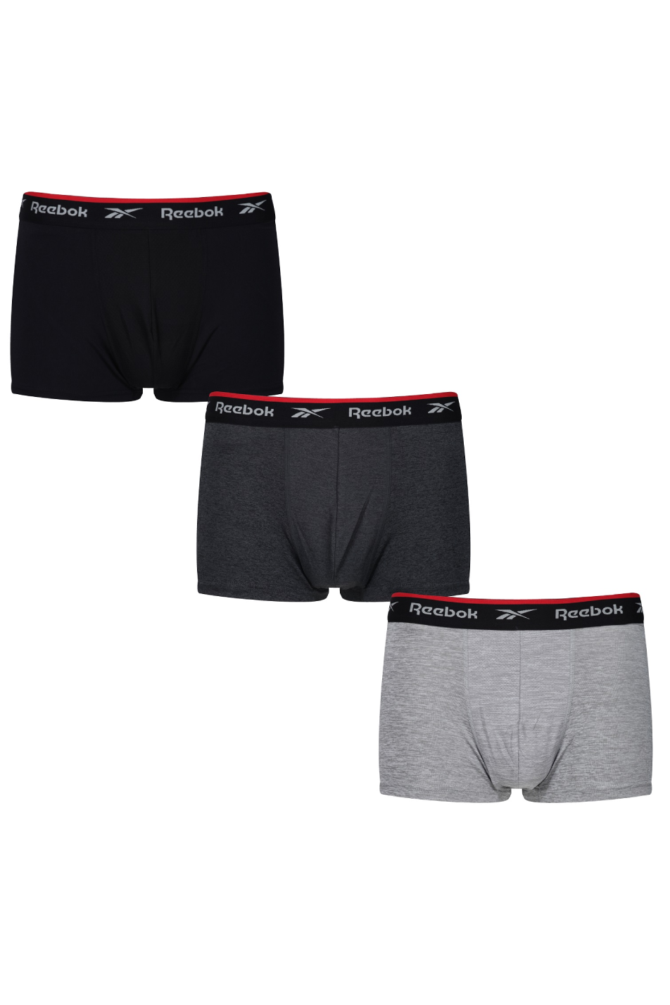 Reebok Redgrave 3 Pack Men's Sport Trunk