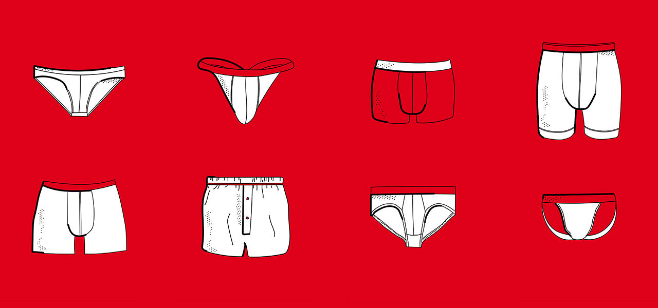 Men's Underwear Types Infographic