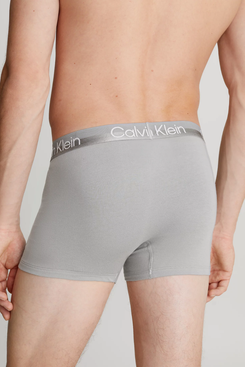 Calvin Klein Men's 3 Pack Modern Structure Cotton Trunk