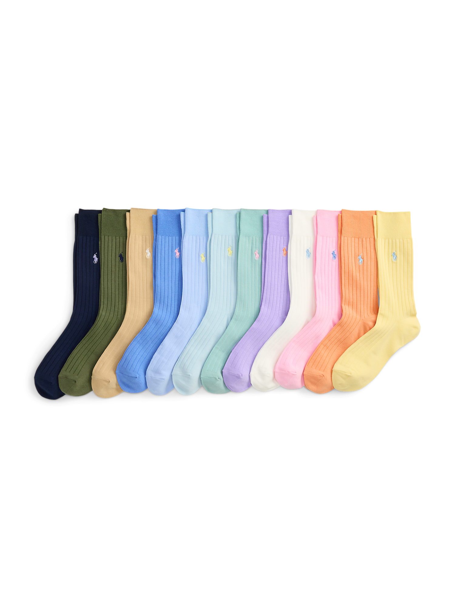 Polo Ralph Lauren Ribbed Trouser Sock 12-Pack Gift Set