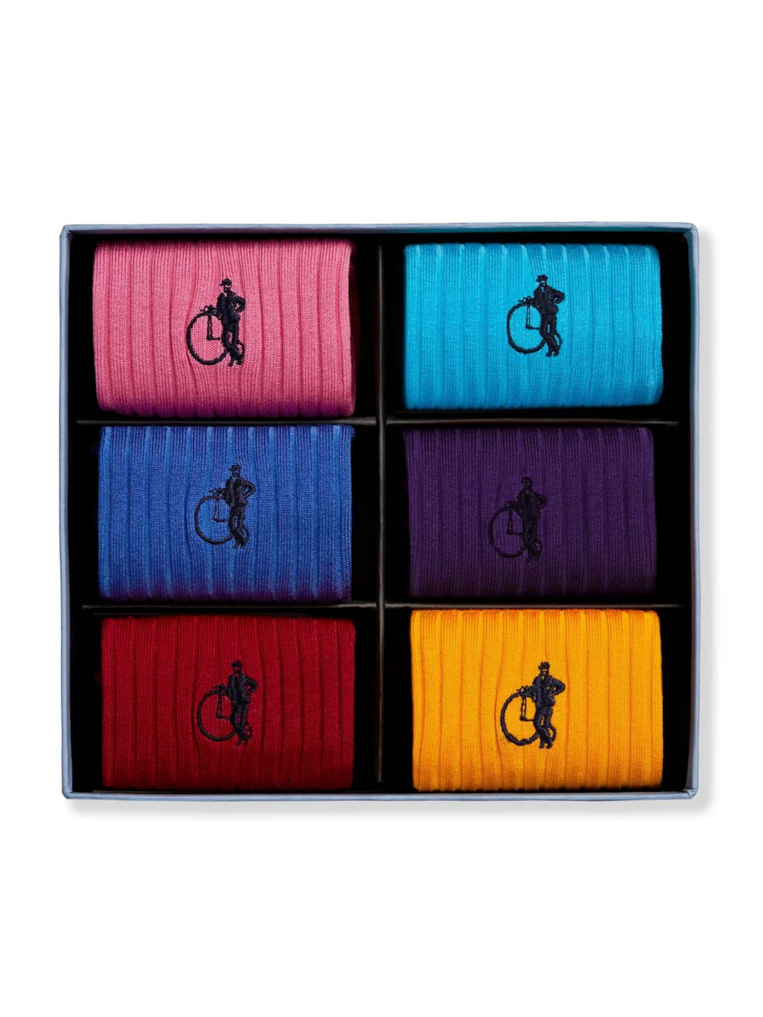 London Sock Co. Simply Colourful - 6 Pairs